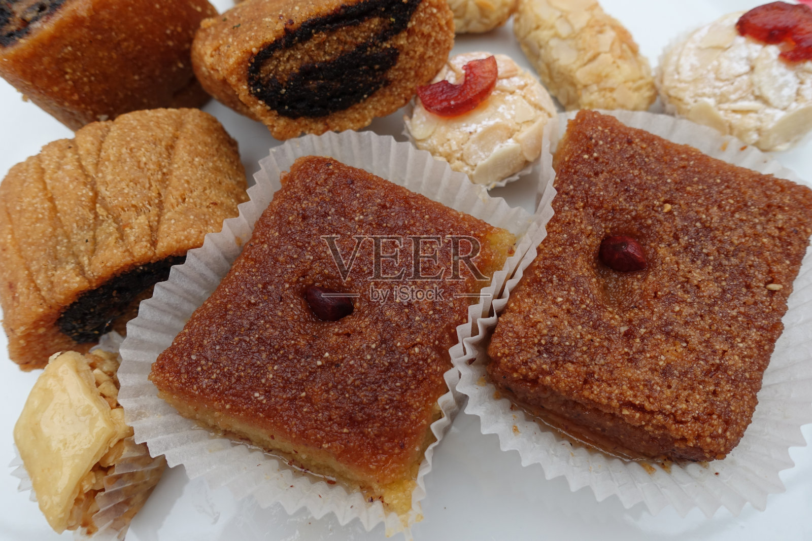 各种东方糕点斋月Aïd-el-fitr照片摄影图片