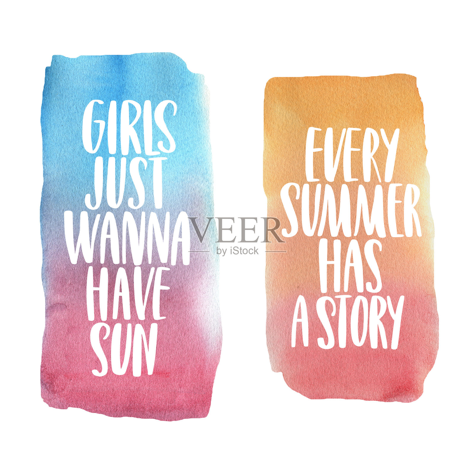 Watercolo明亮的插图插画图片素材