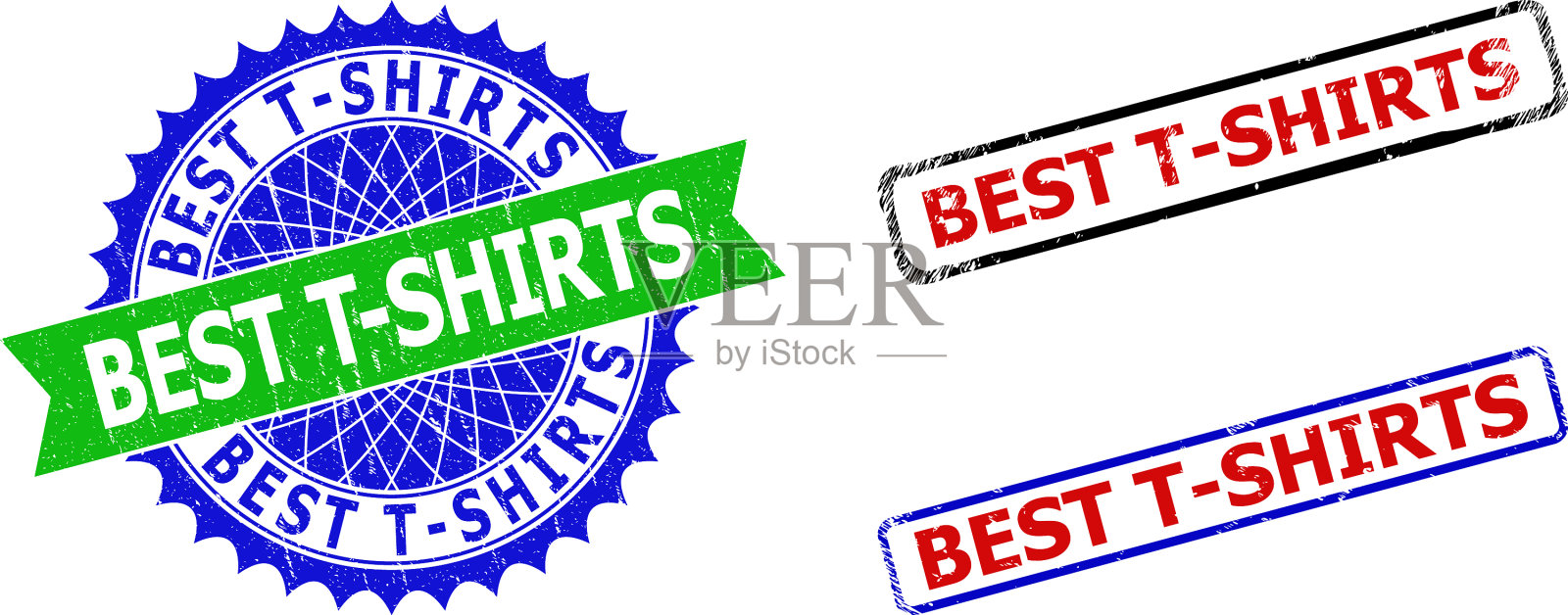 最好的t恤玫瑰图案和长方形双色邮票插画图片素材