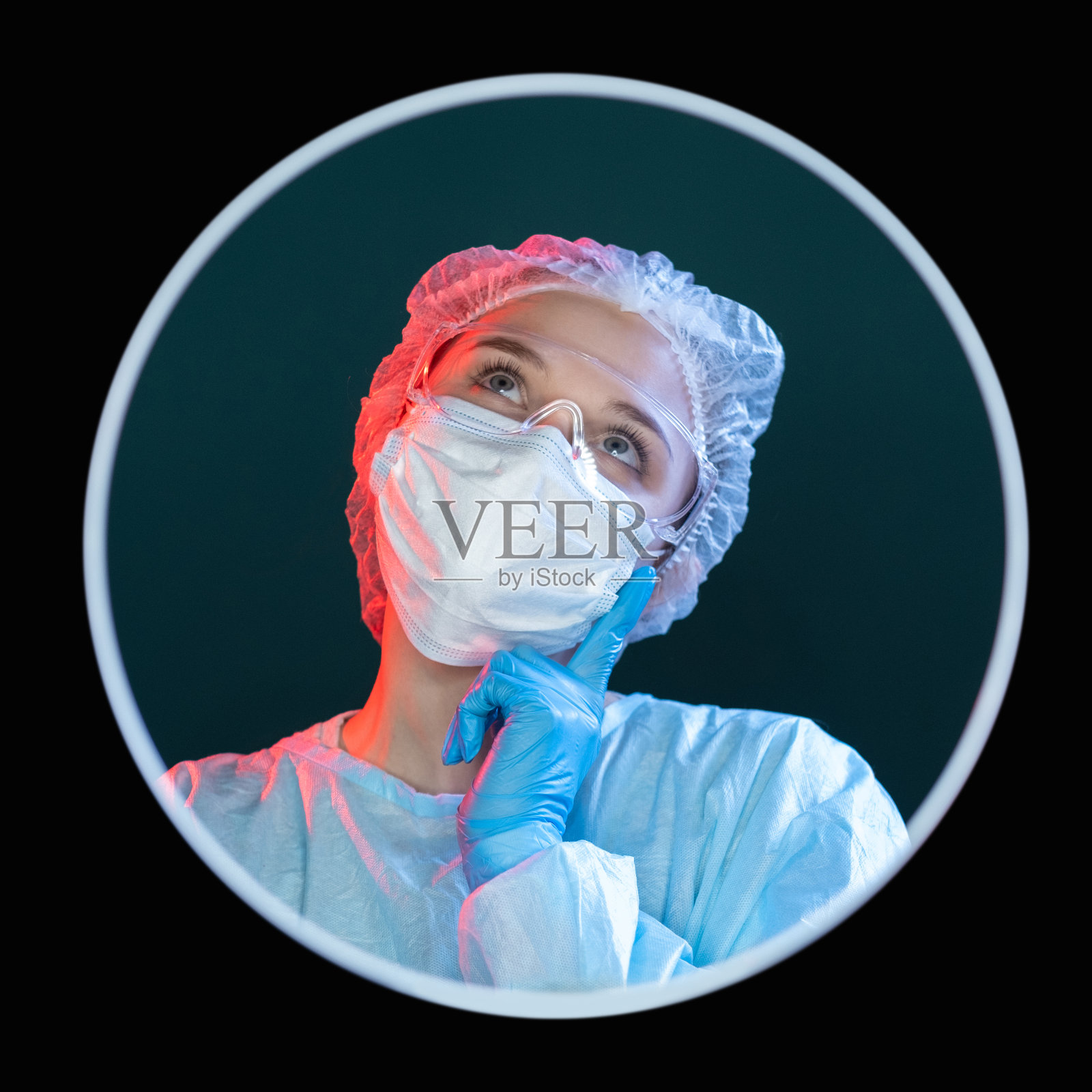 医生梦想事业成功沉思外科医生照片摄影图片