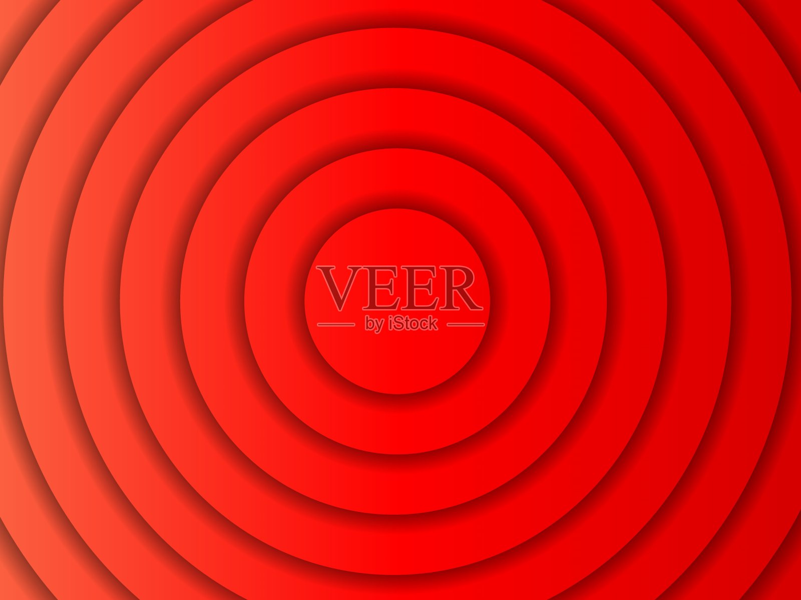 红色3d抽象背景。插画图片素材