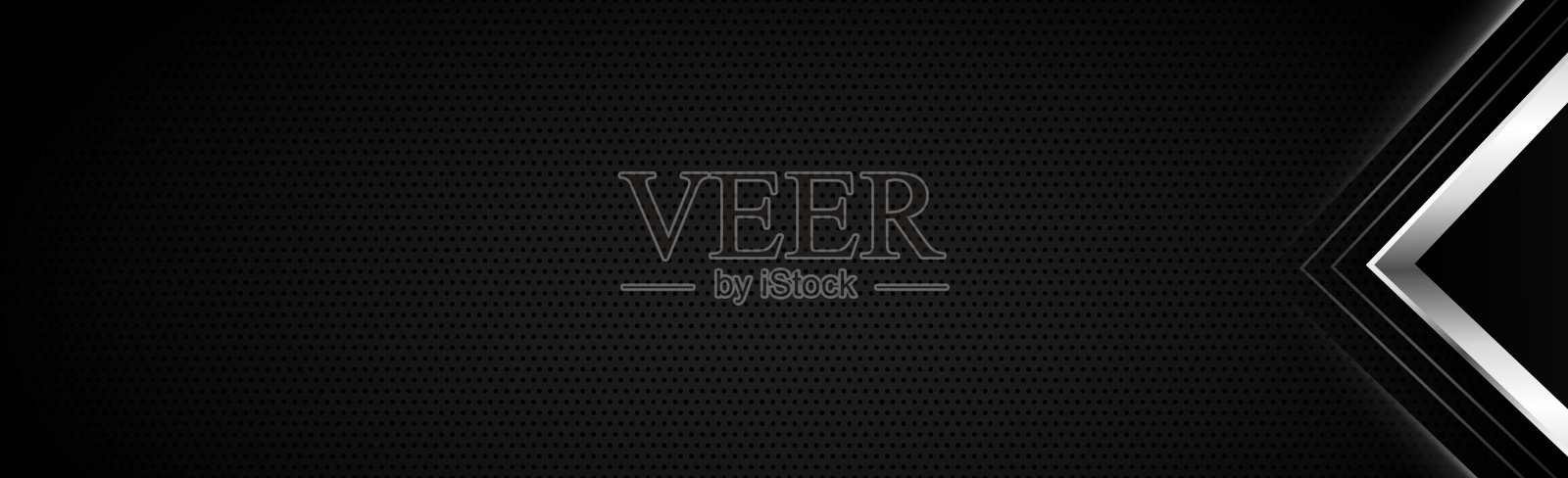 穿孔的深色背景与金属插入-向量插画图片素材