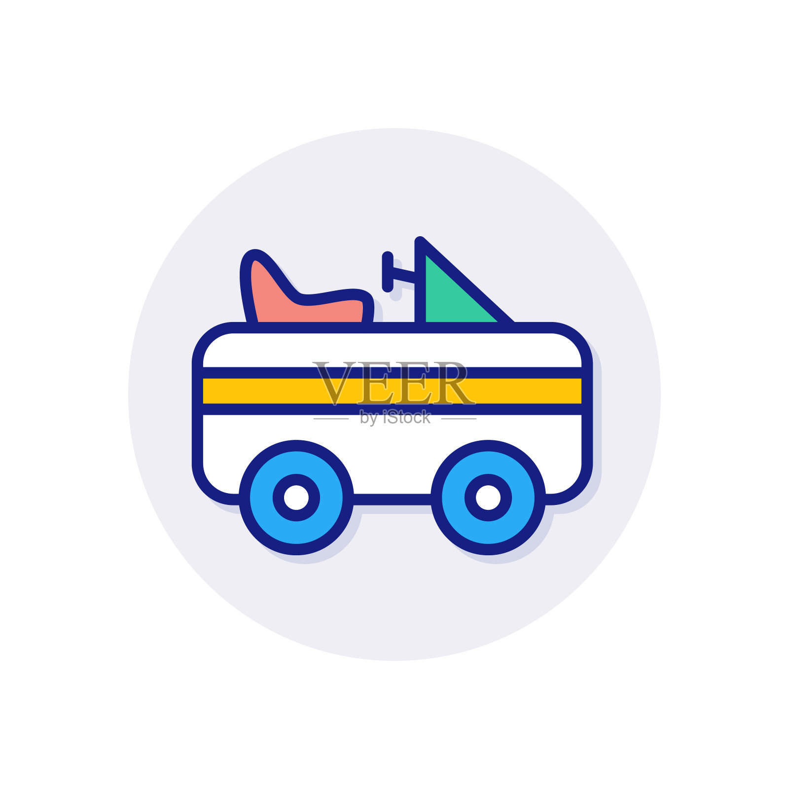 骑插画图片素材