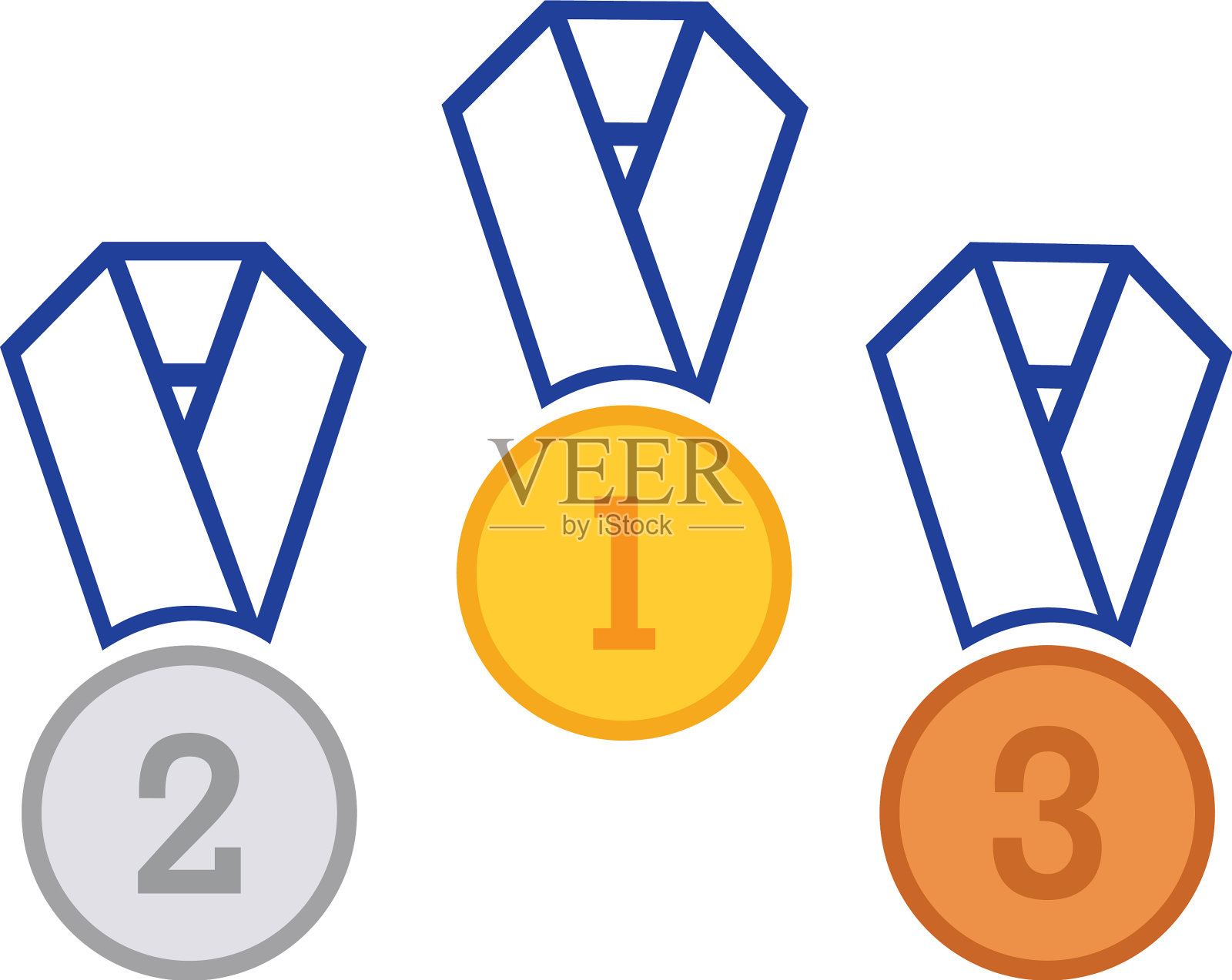 奖牌标志模板图标设计插画图片素材