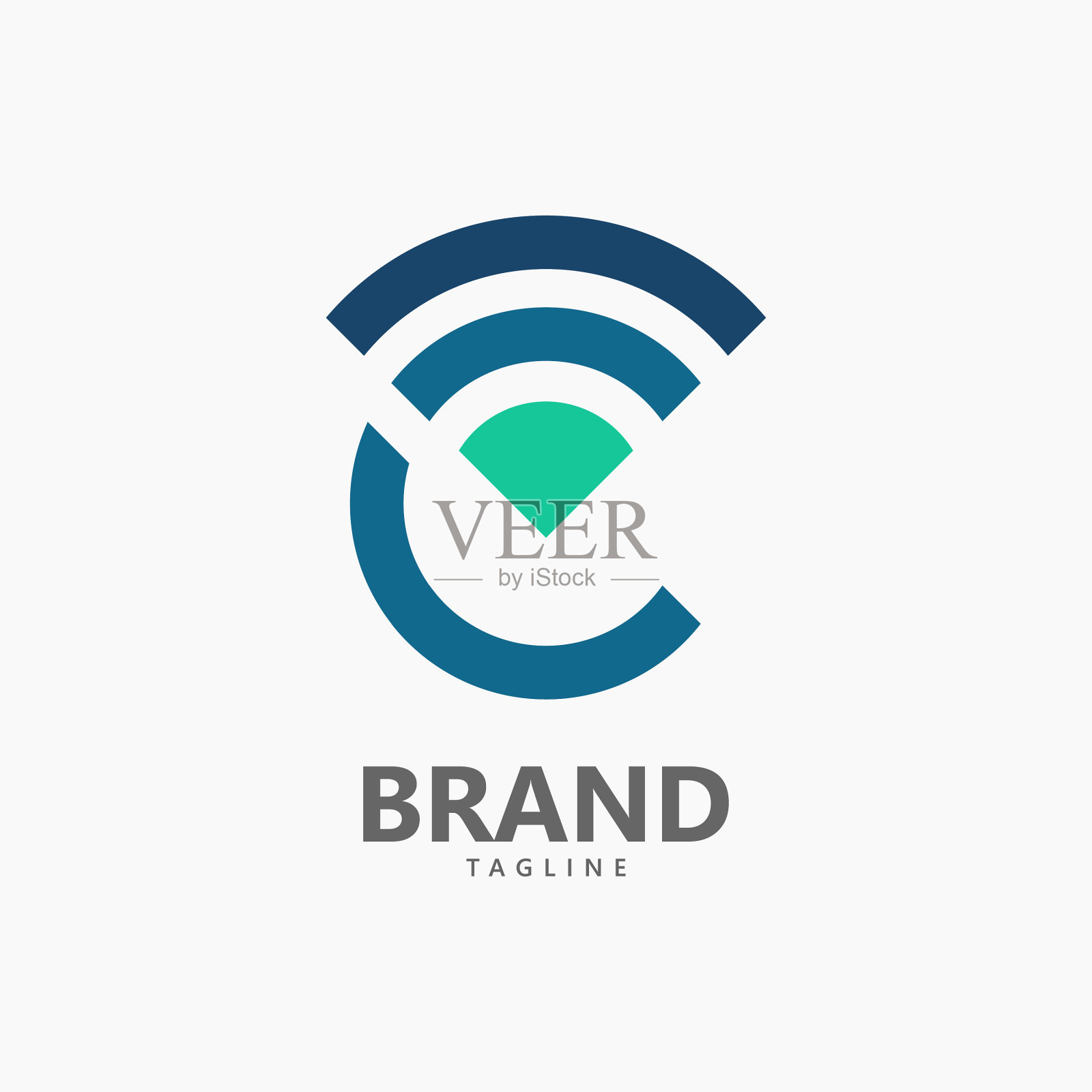 字母c网络互联网标志模板插画图片素材