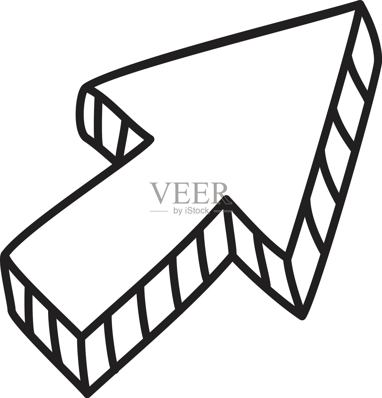 箭头光标图标线条样式设计元素图片