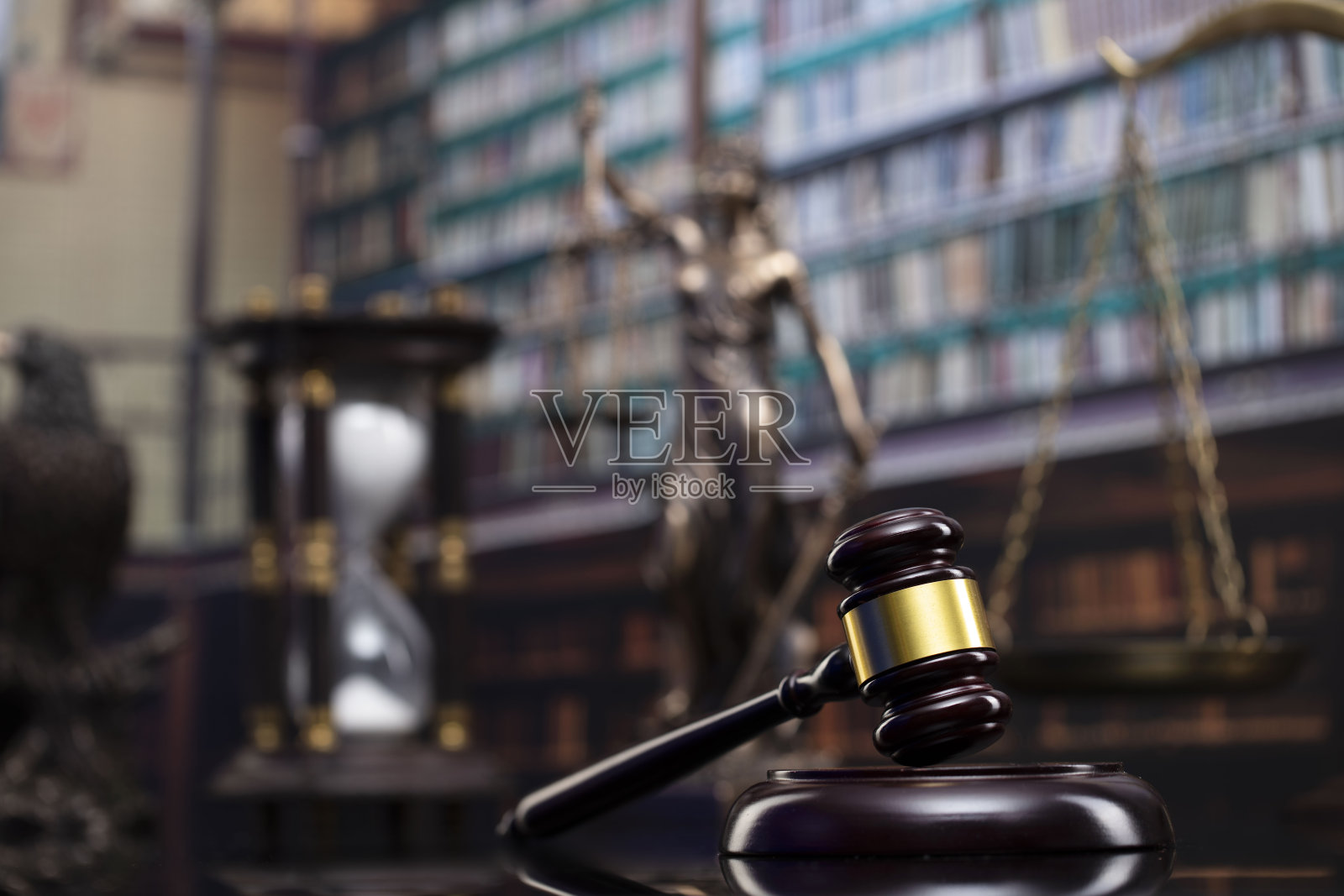 法律与正义观念。照片摄影图片