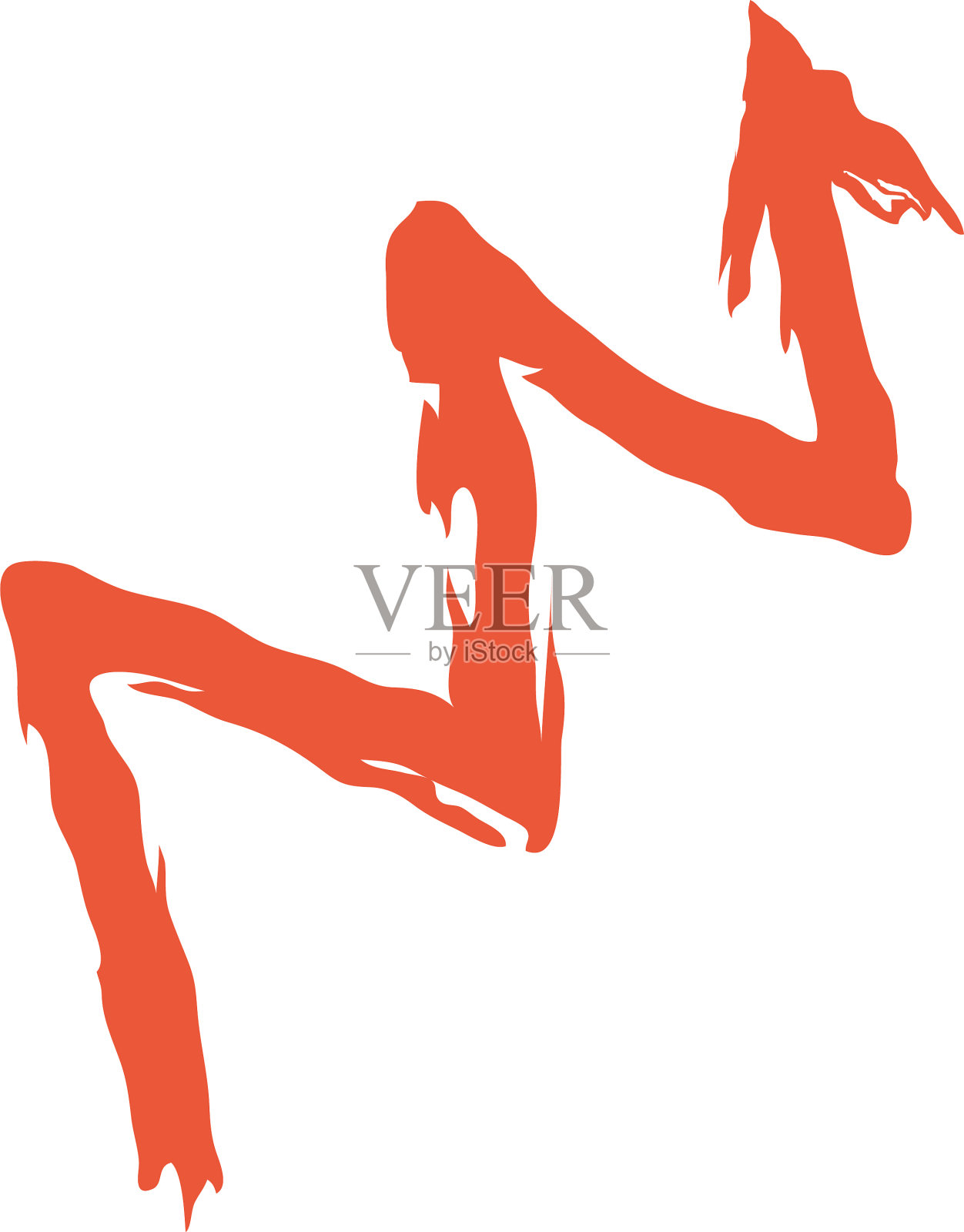 锯齿箭头抽象素描和涂鸦颜色设计元素图片