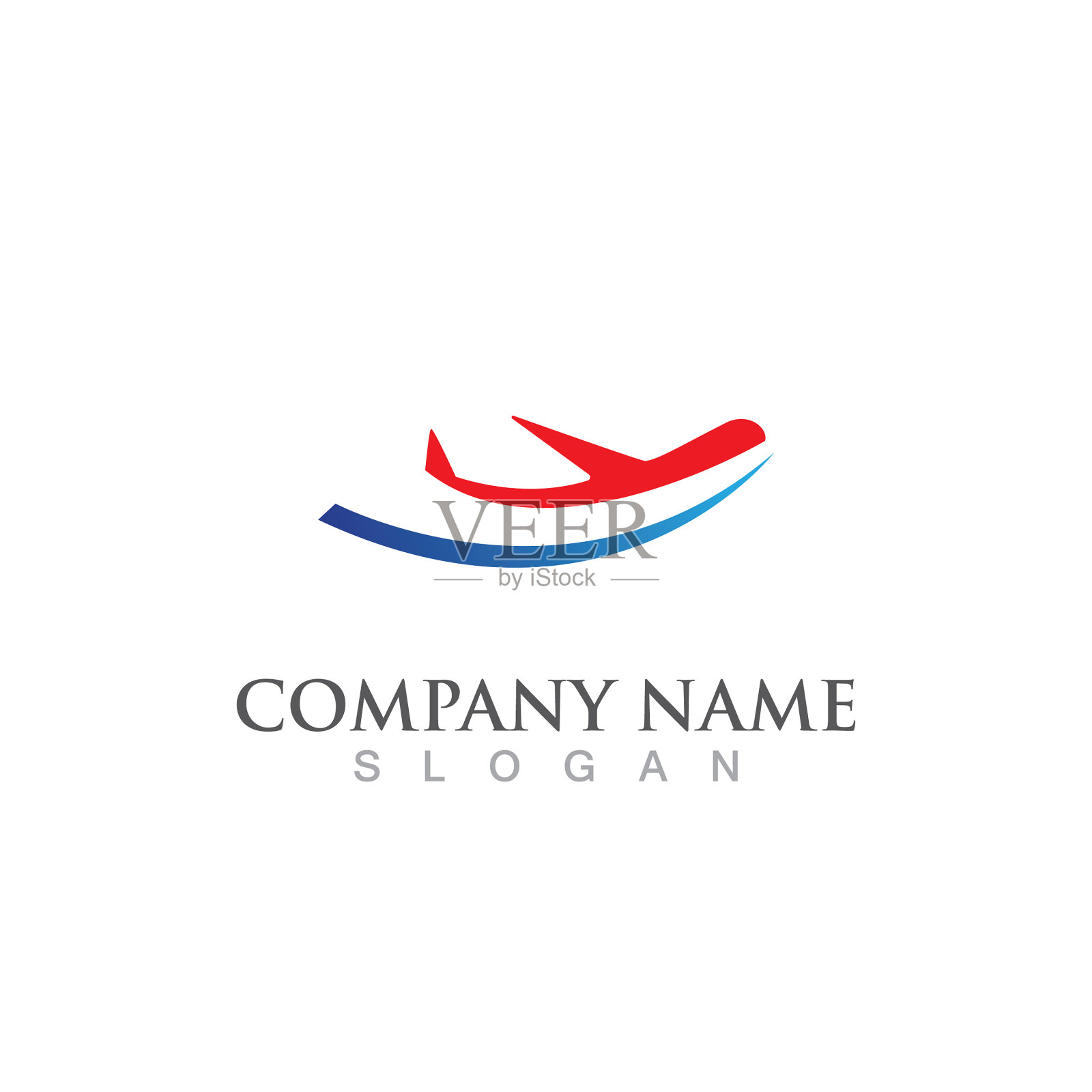 飞机标识和符号形象插画图片素材