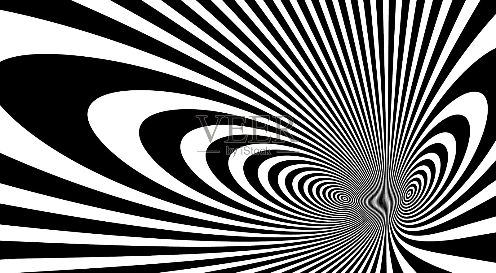 抽象op艺术黑白线在超3d插画图片素材