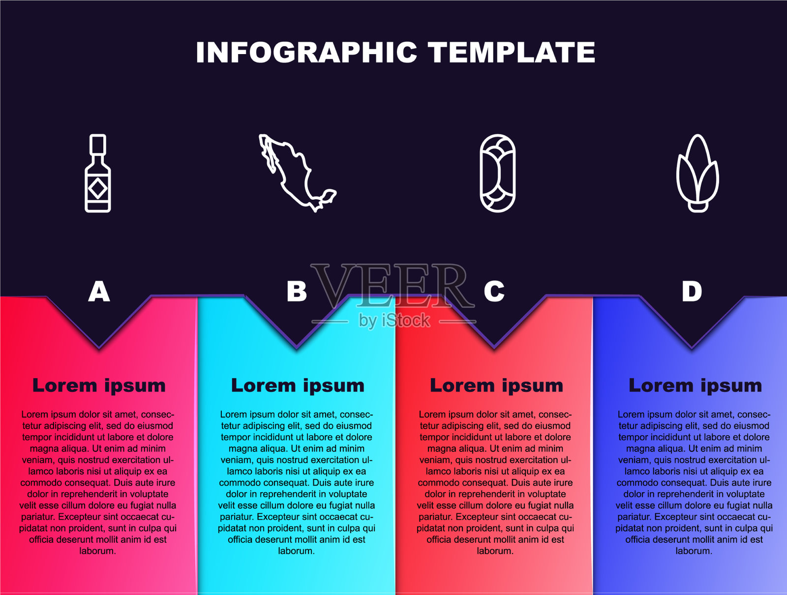 设定线塔巴斯科酱汁地图墨西哥卷饼插画图片素材