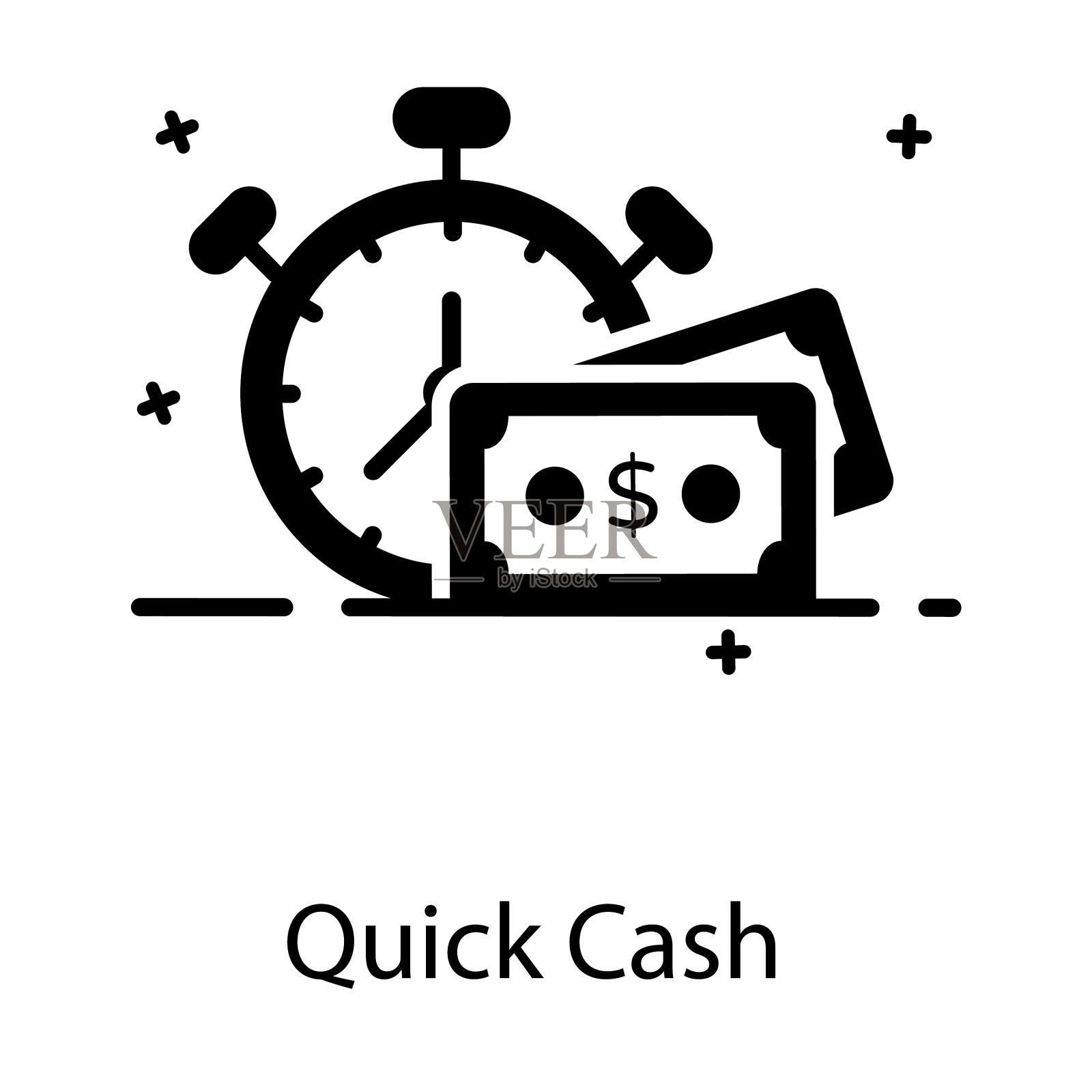 快钱插画图片素材