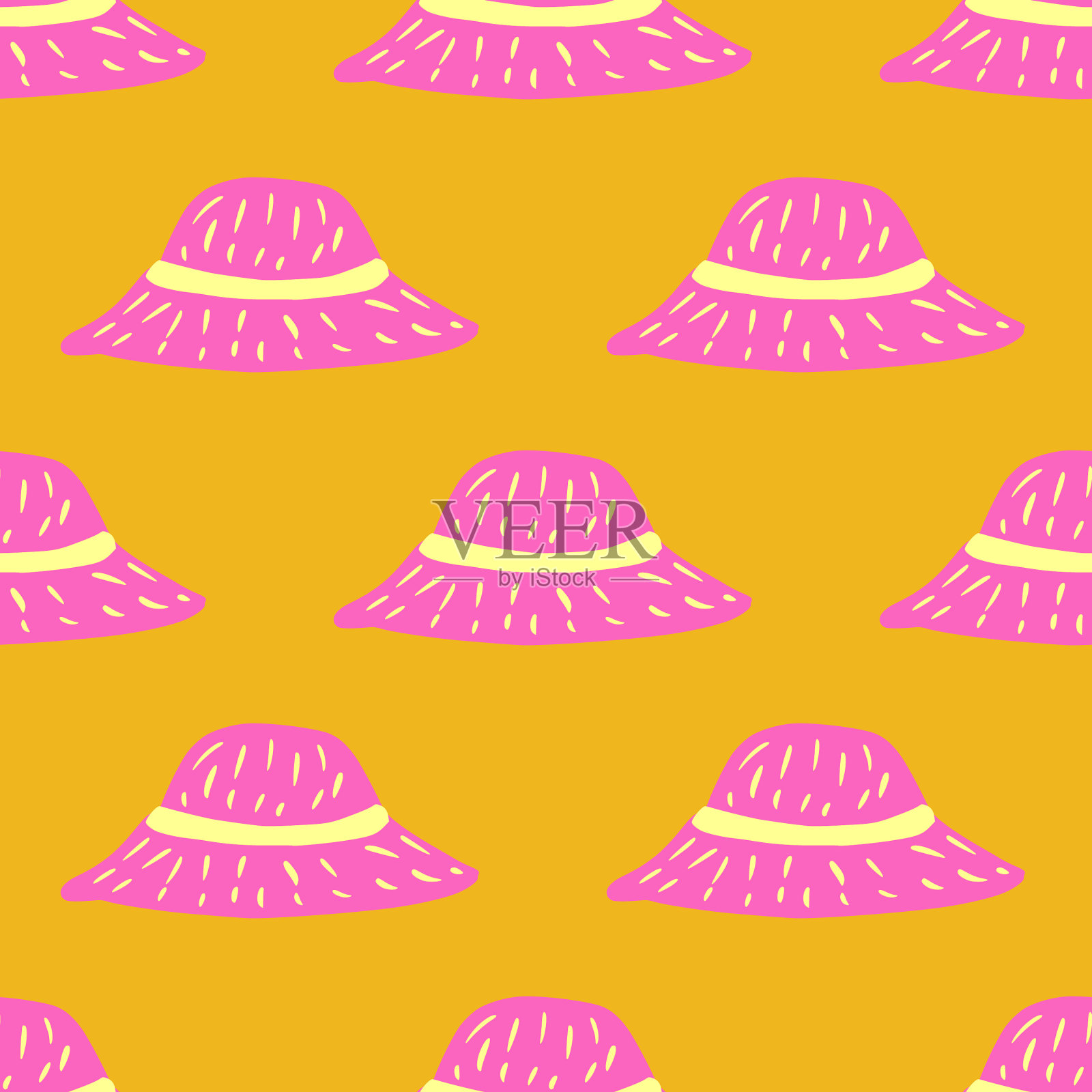 剪贴簿无缝贴合夏装图案插画图片素材