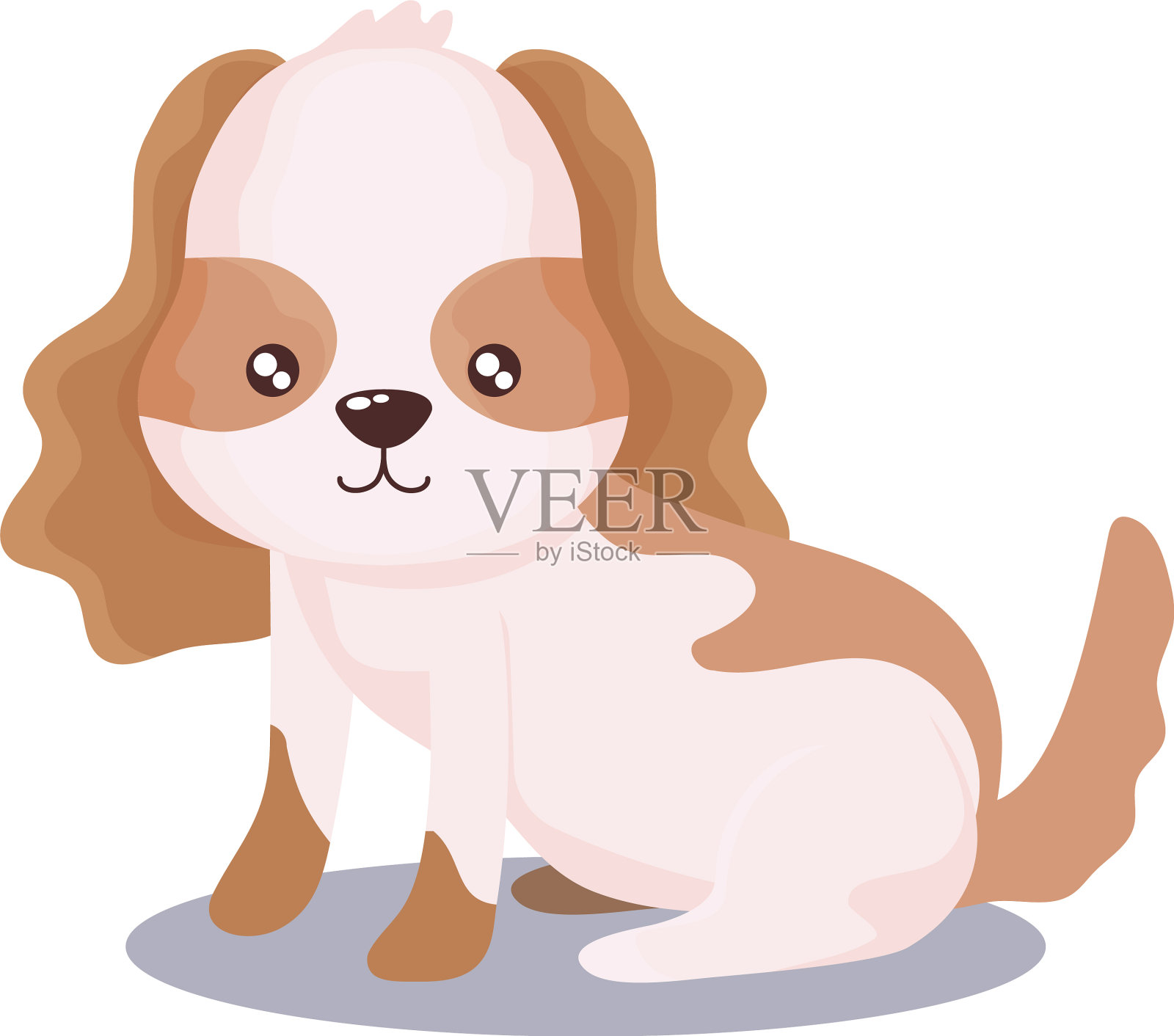 宠物小狗动物家养白色背景设计元素图片