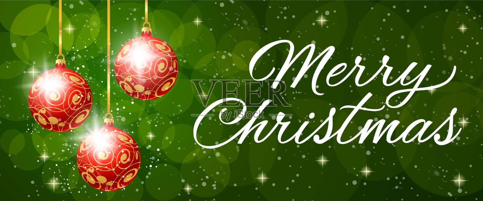 圣诞快乐的小书法插画图片素材