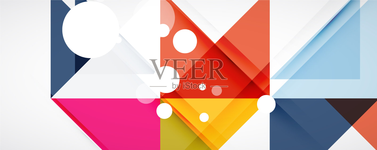 几何抽象背景技术色彩插画图片素材