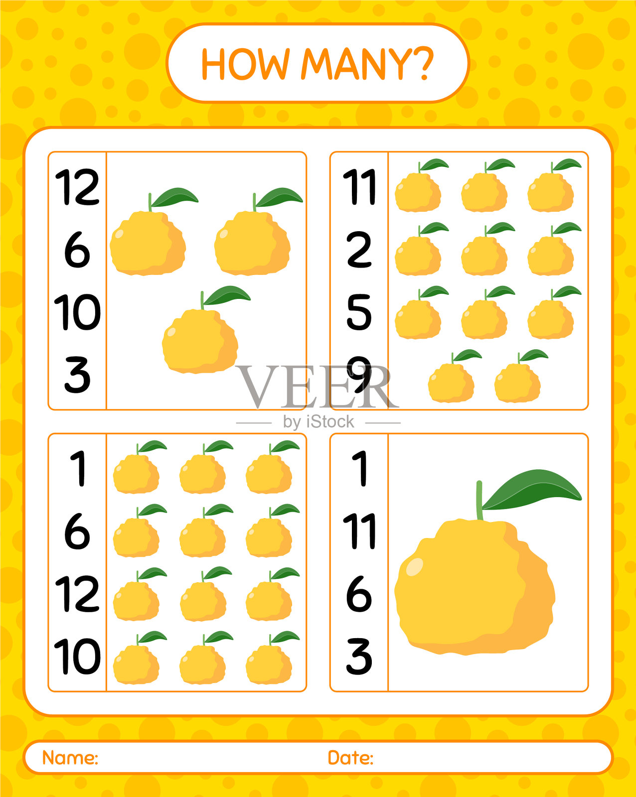 多少计算游戏与丑陋的工作表插画图片素材