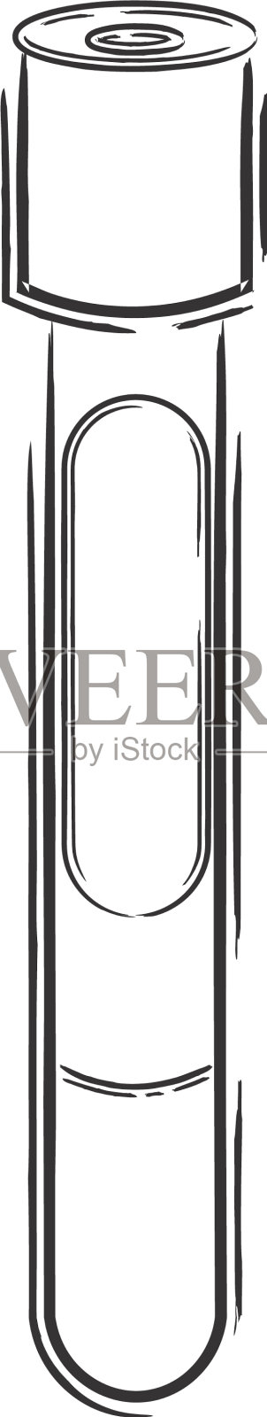 抽吸吸管隔离药插画图片素材