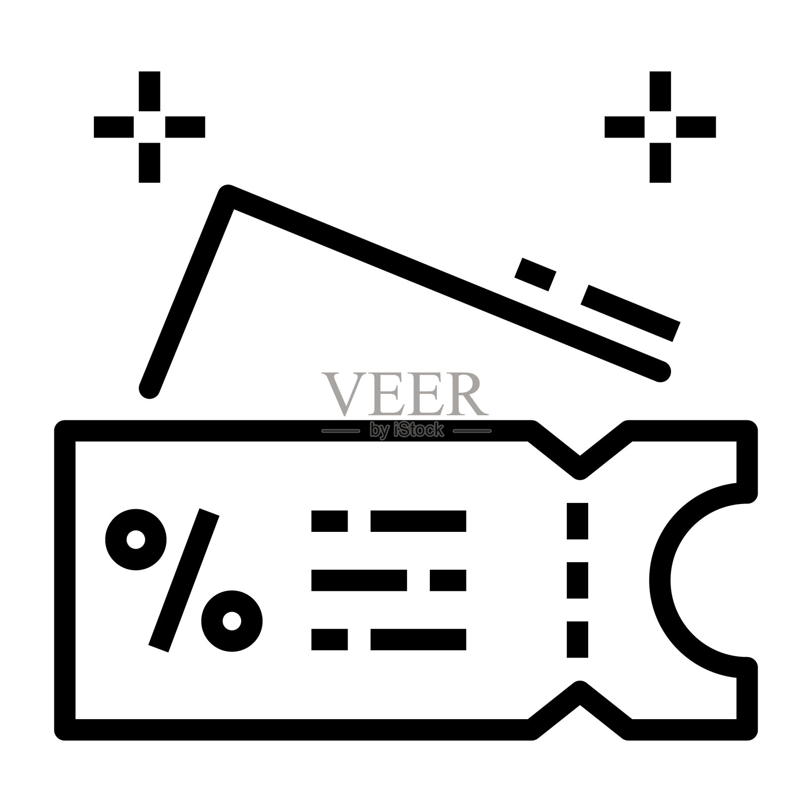 票插画图片素材