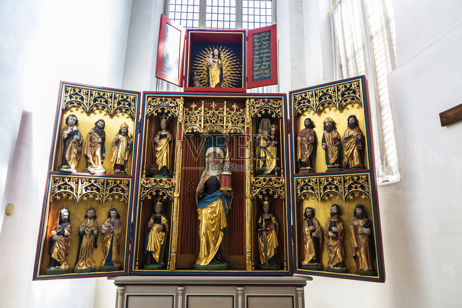 德国下萨克森州斯塔德的圣科斯美教堂照片摄影图片