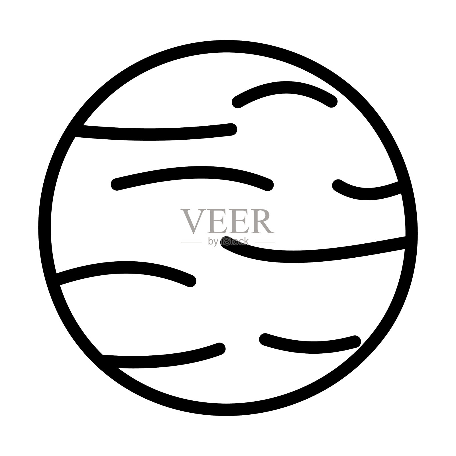 木星插画图片素材