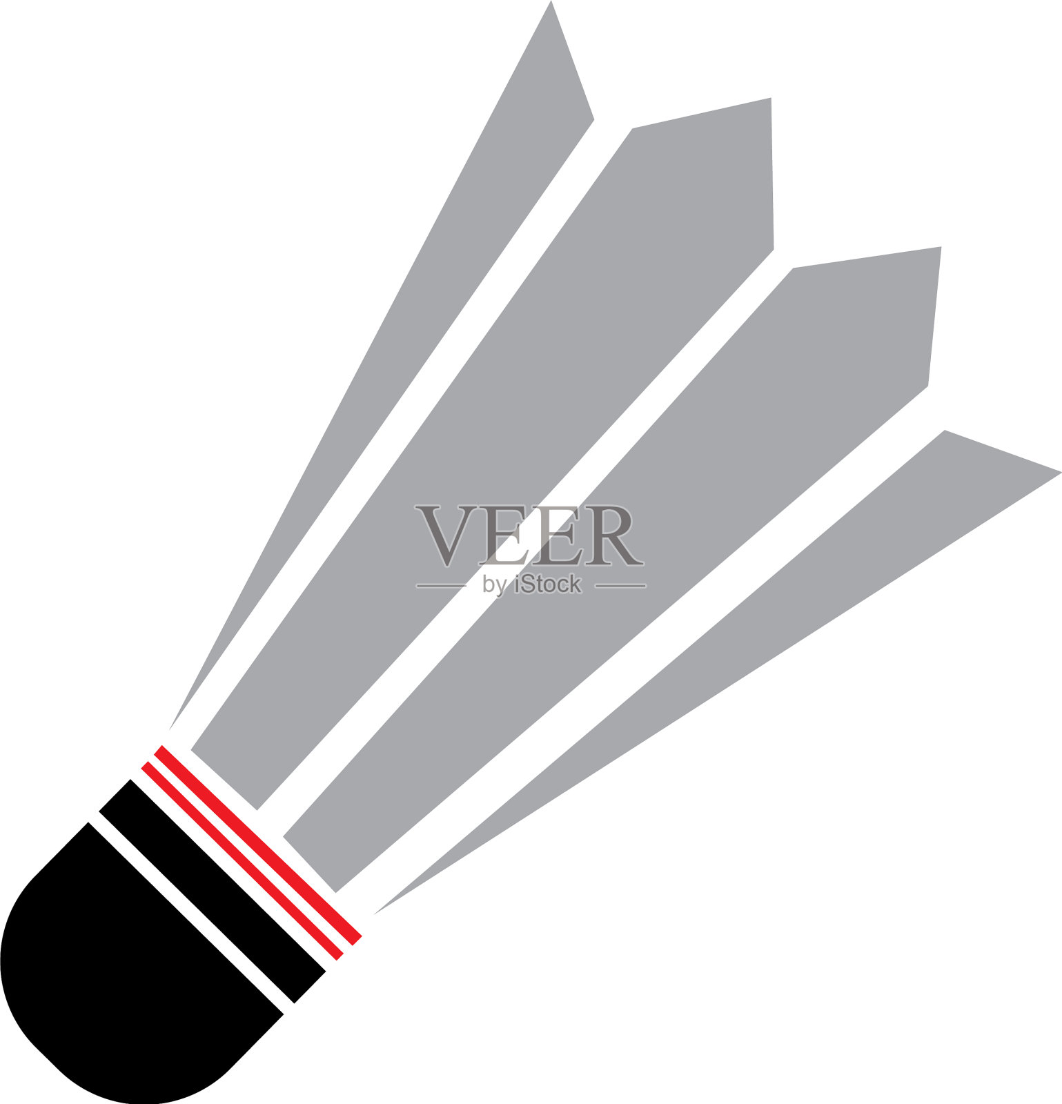 羽毛球插画图片素材