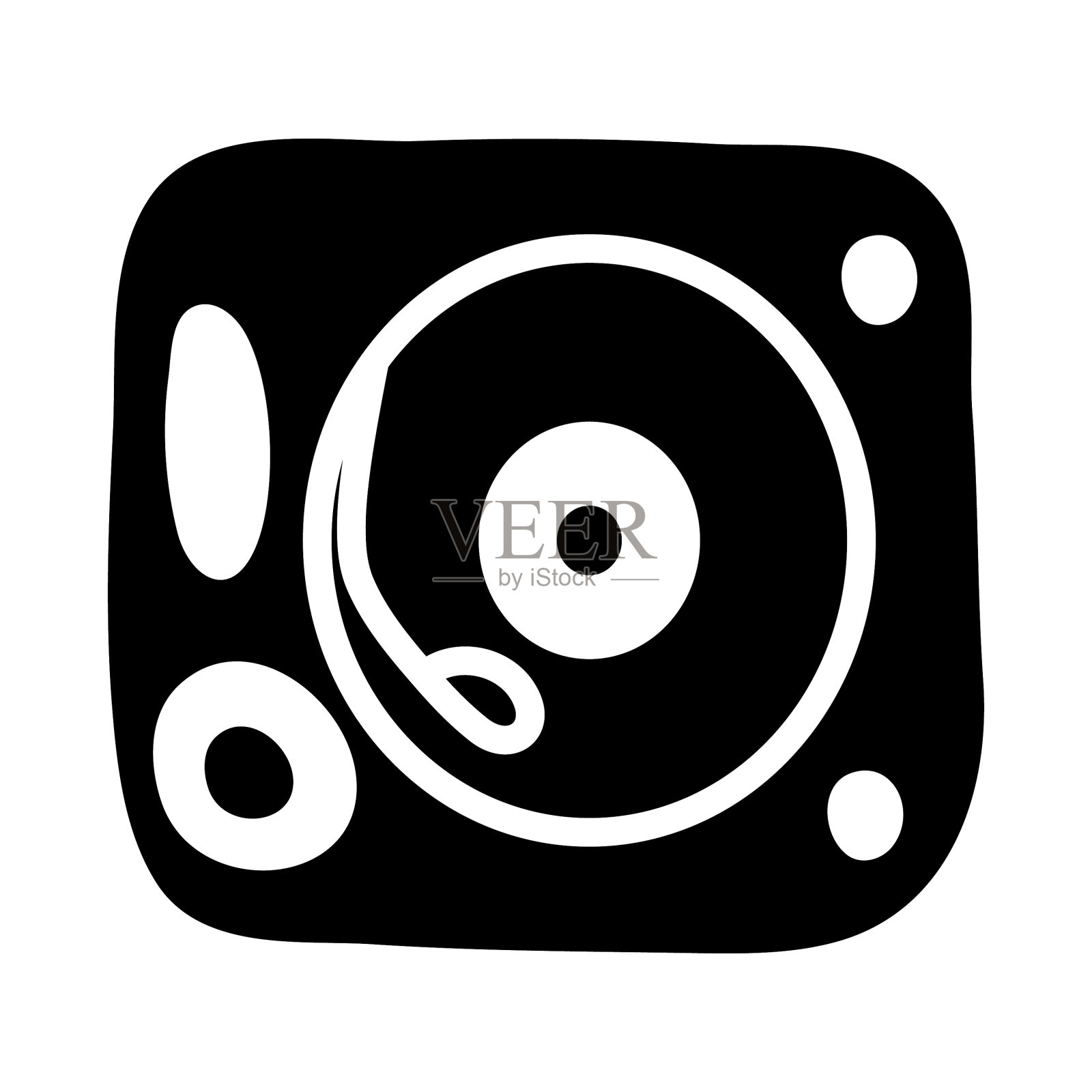 乙烯基的球员插画图片素材