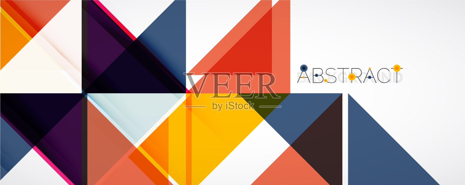 几何抽象背景技术色彩插画图片素材