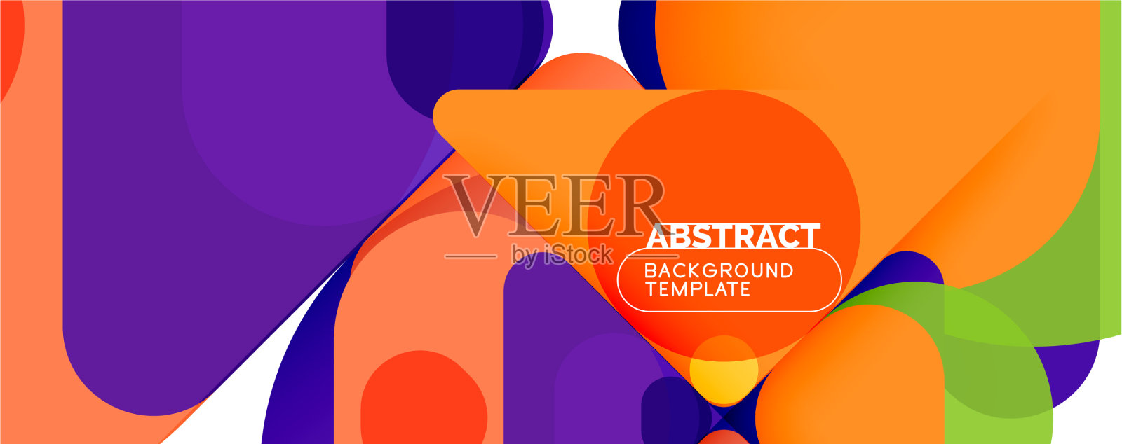 现代几何圆形和动态线条插画图片素材