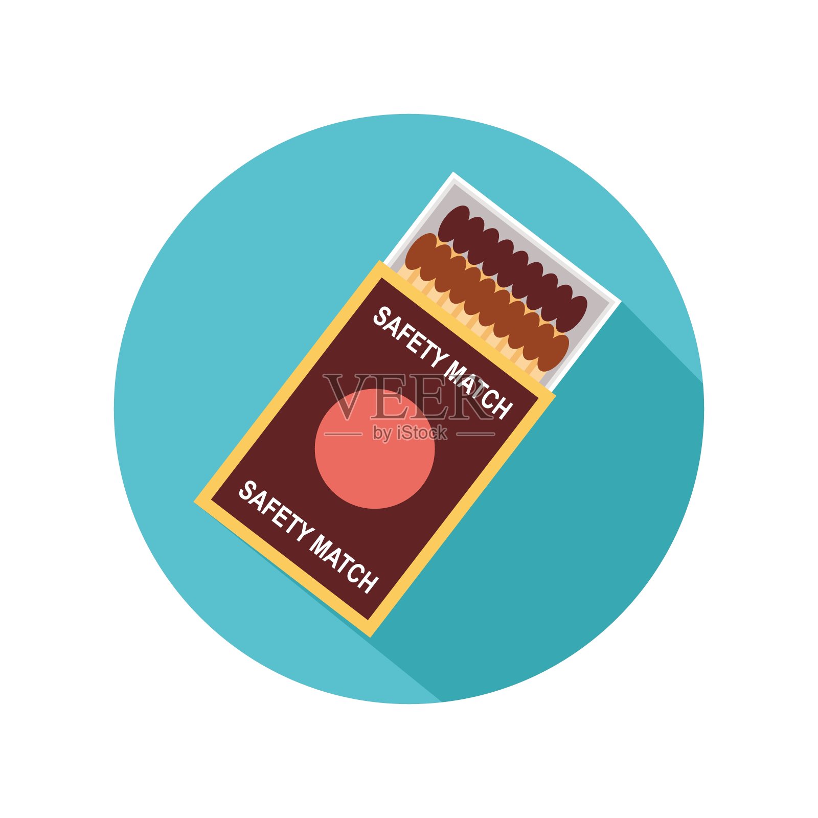 安全火柴插画图片素材