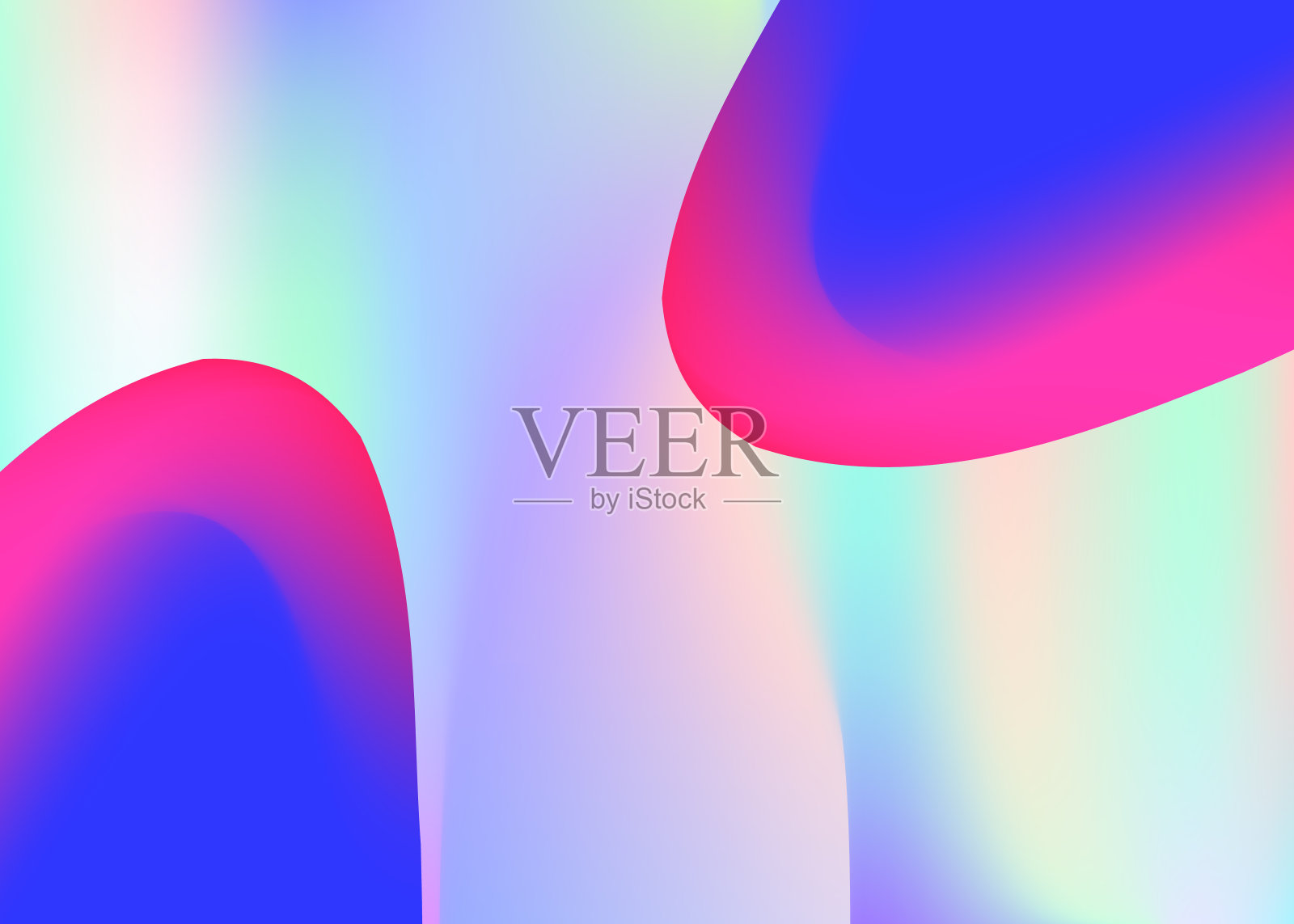 具有动态形状和流体的液体元素背景。插画图片素材