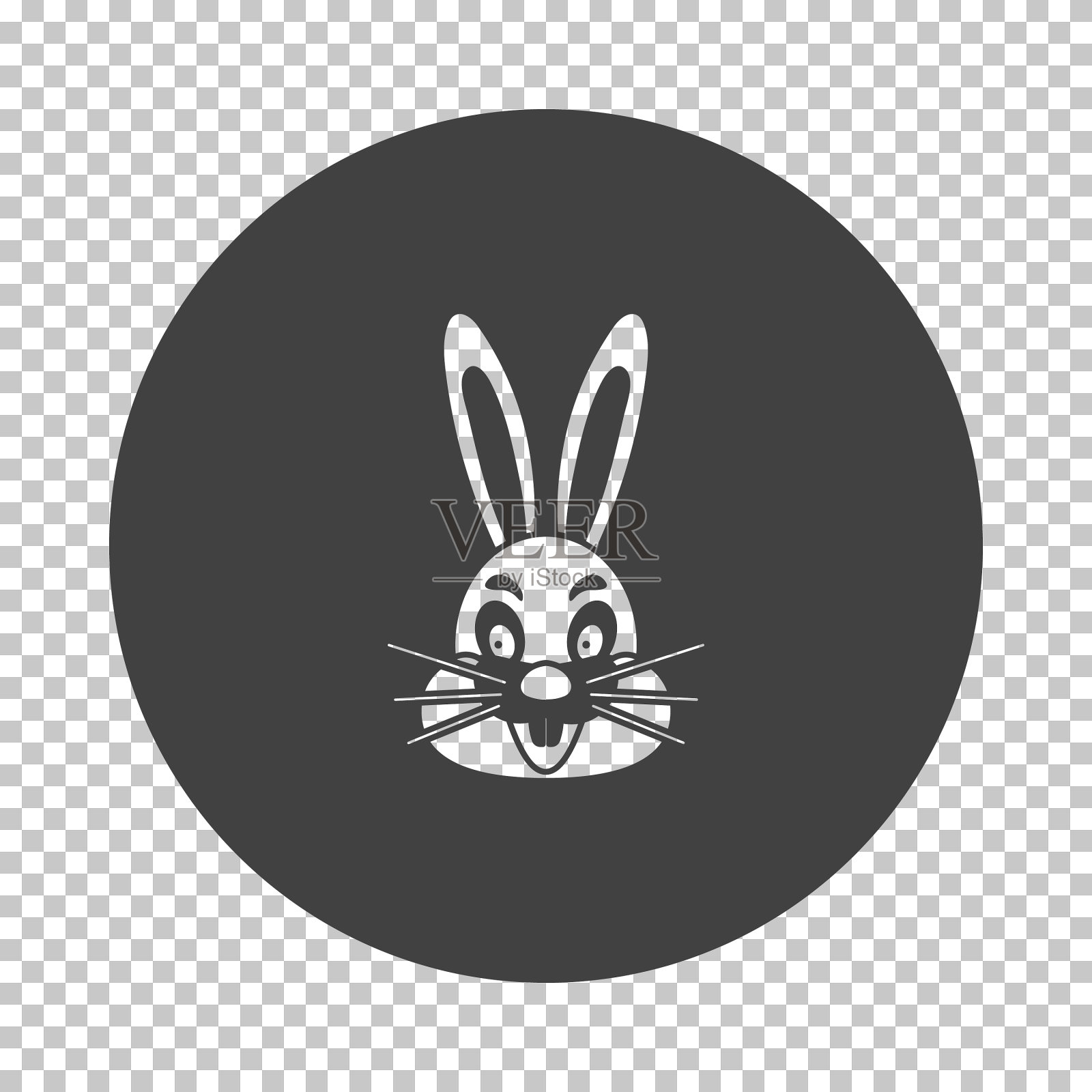 复活节兔子图标插画图片素材