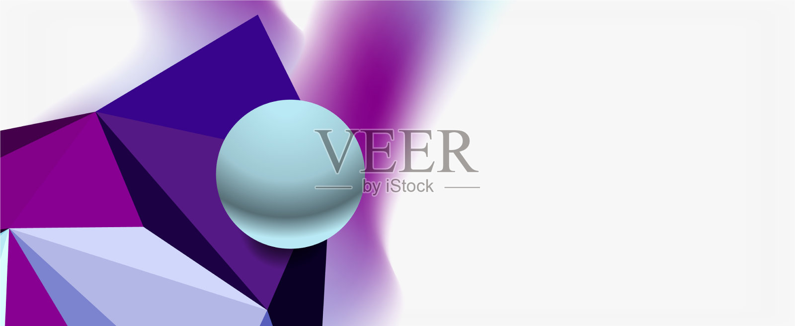 新潮的3d几何构图设计模板插画图片素材