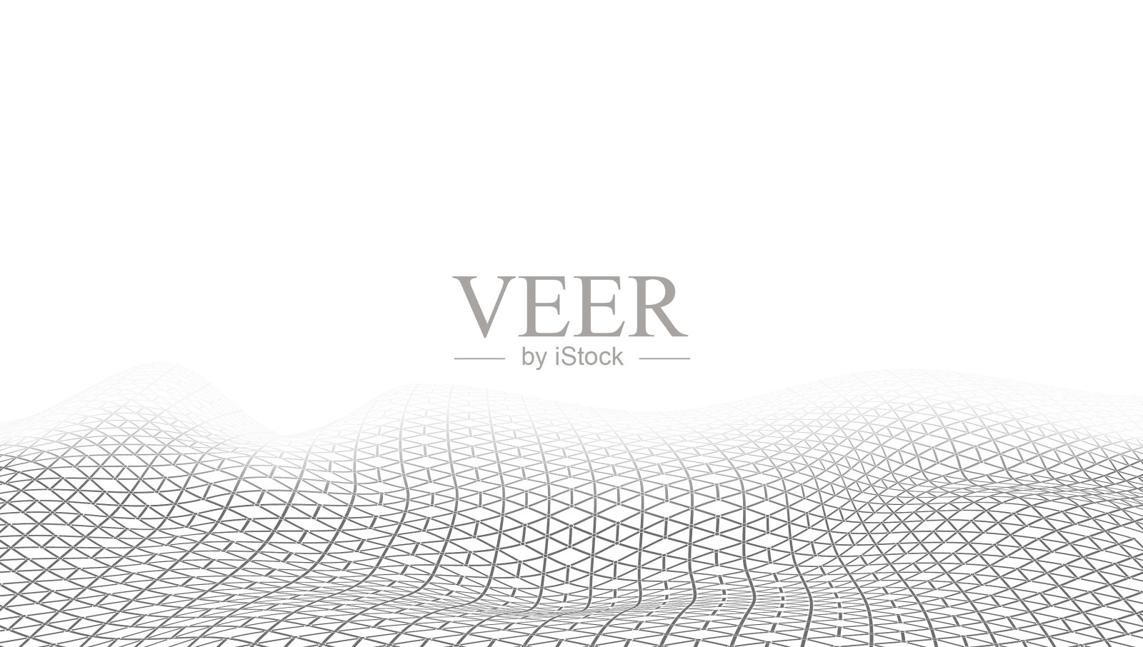 白波连接点和线的背景插画图片素材