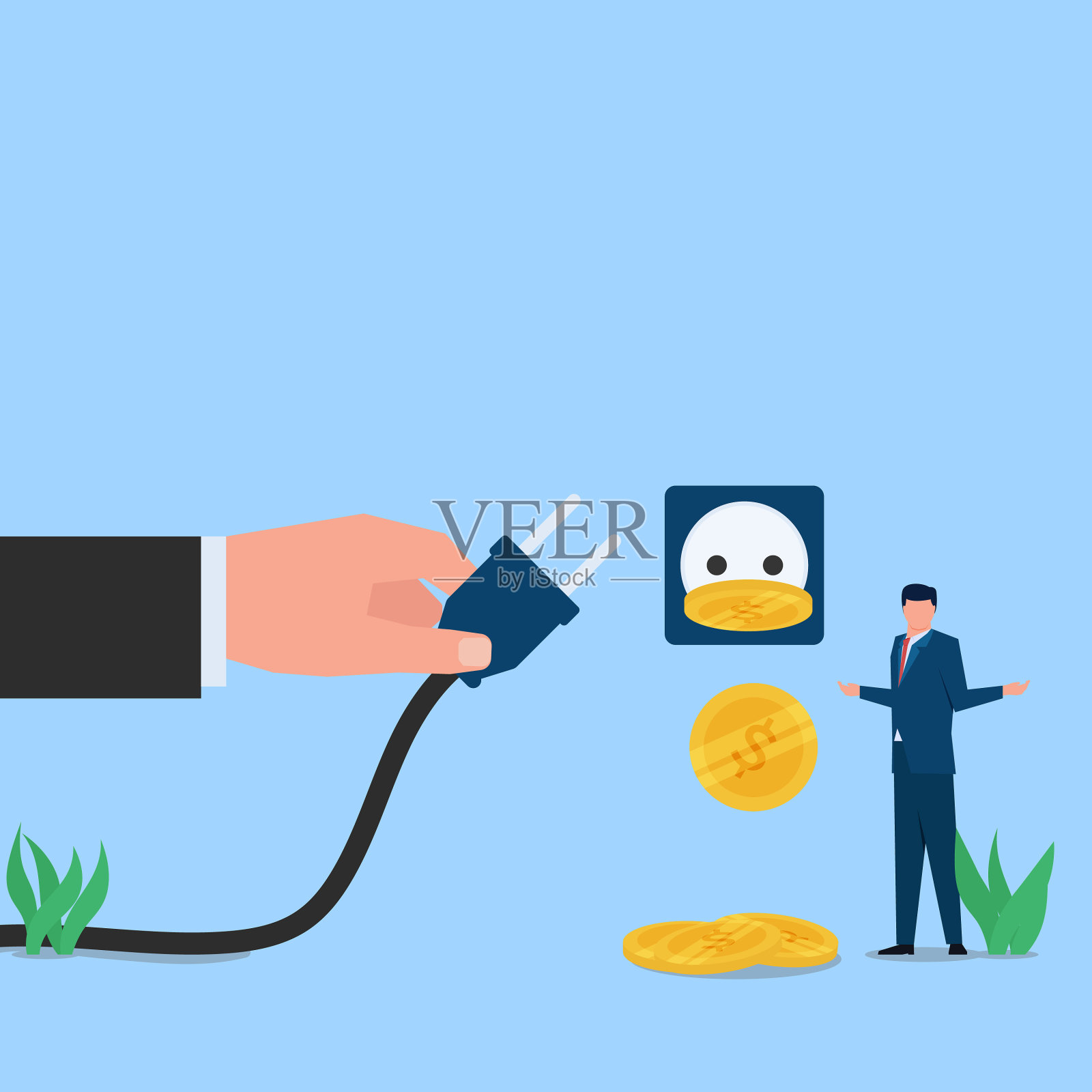 企业平面的概念插画图片素材