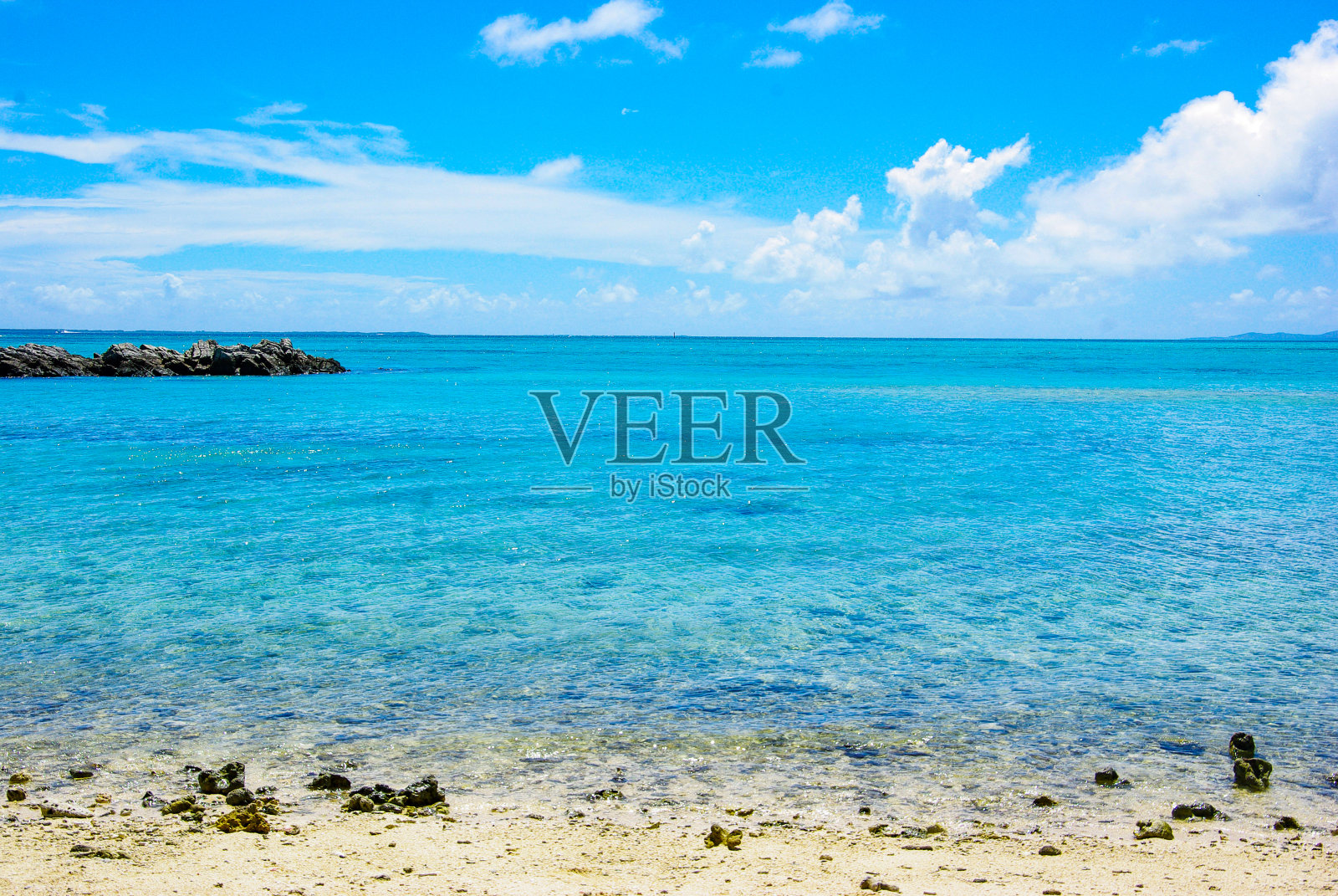 热带蓝色海岸照片摄影图片