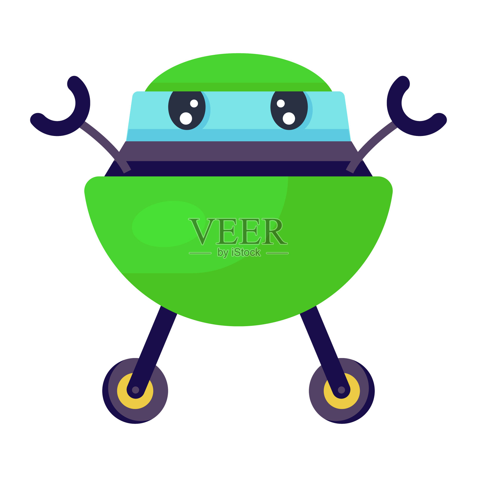 太空舱插画图片素材