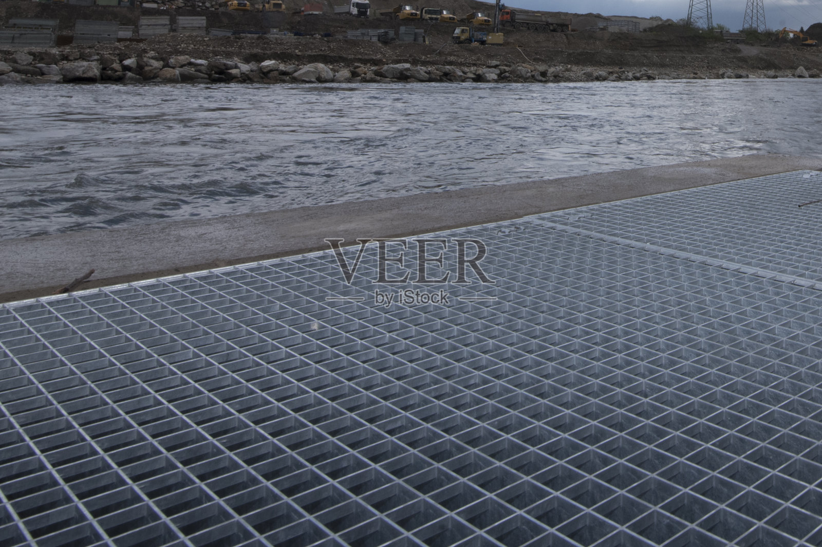 河道整治及河滨开发照片摄影图片