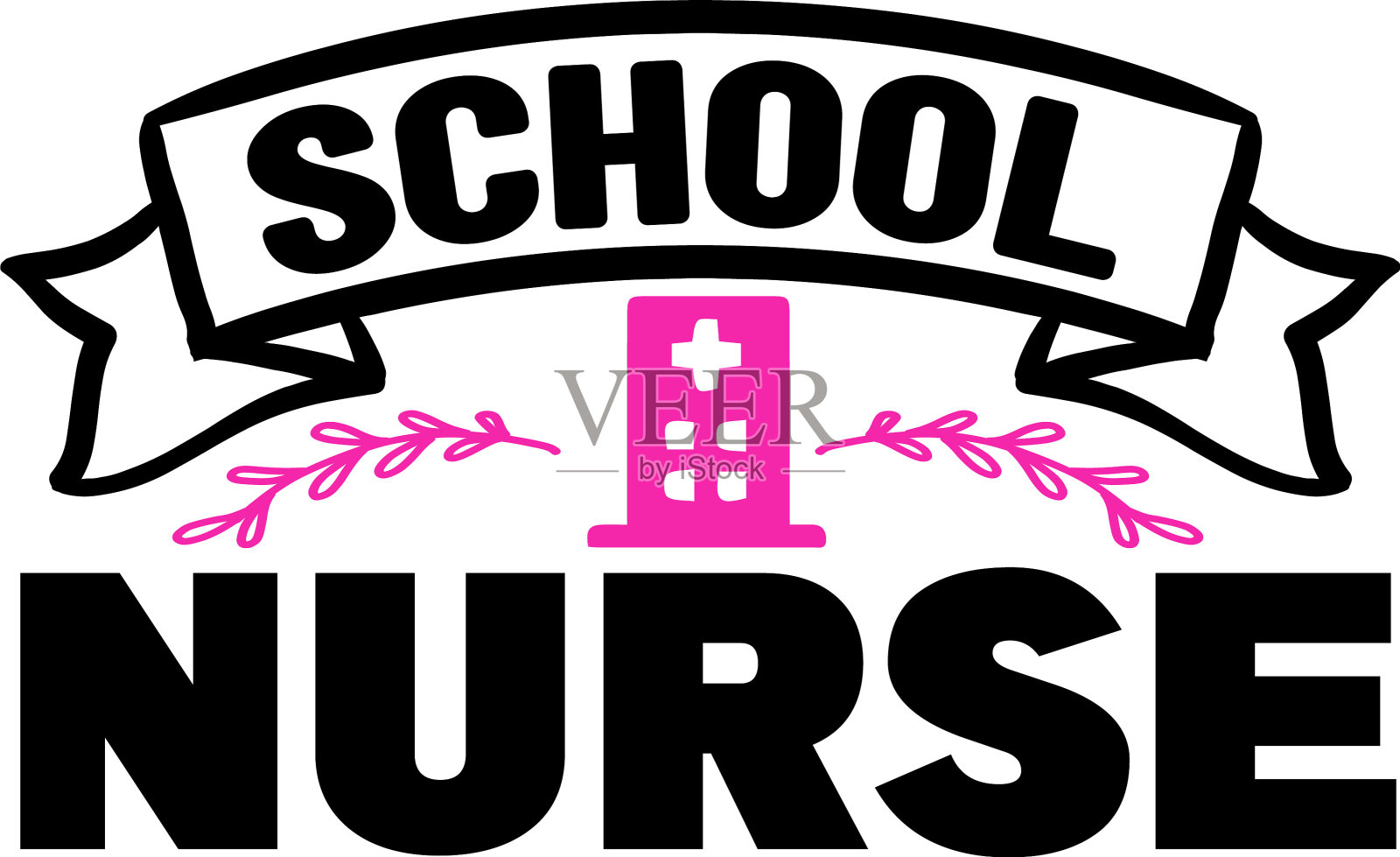 学校护士插画图片素材