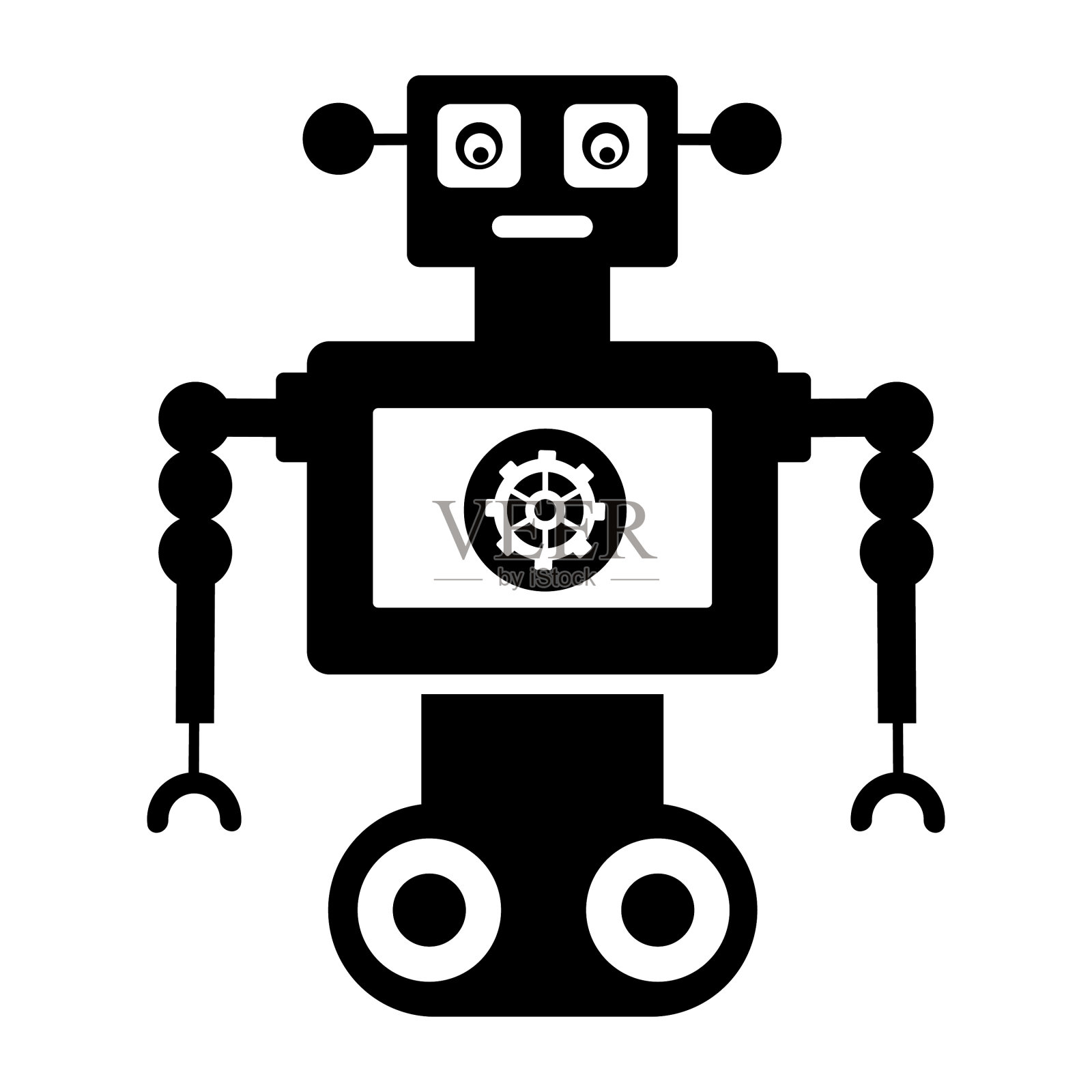 工业机器人插画图片素材