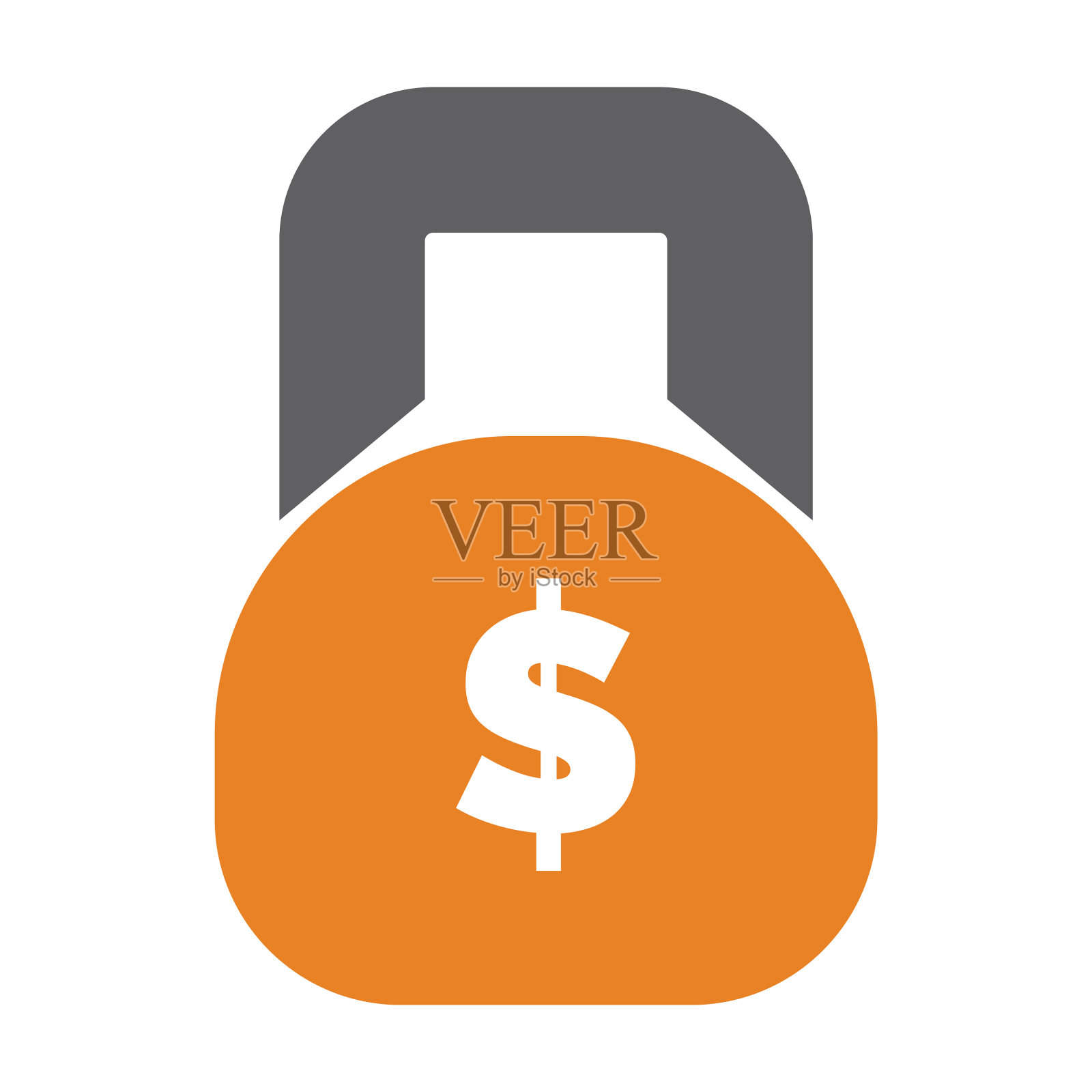 有担保的，贷款的，安全的，安全的，保护图标插画图片素材