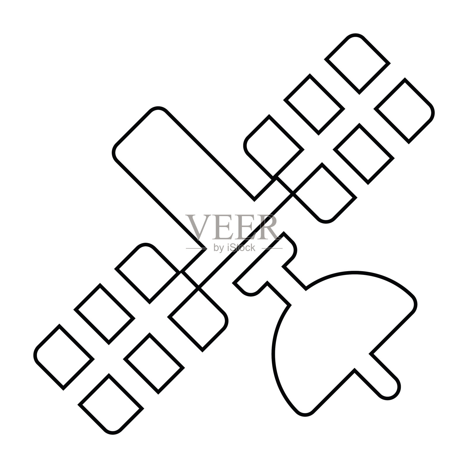 天线，卫星，信号，连接图标图标素材