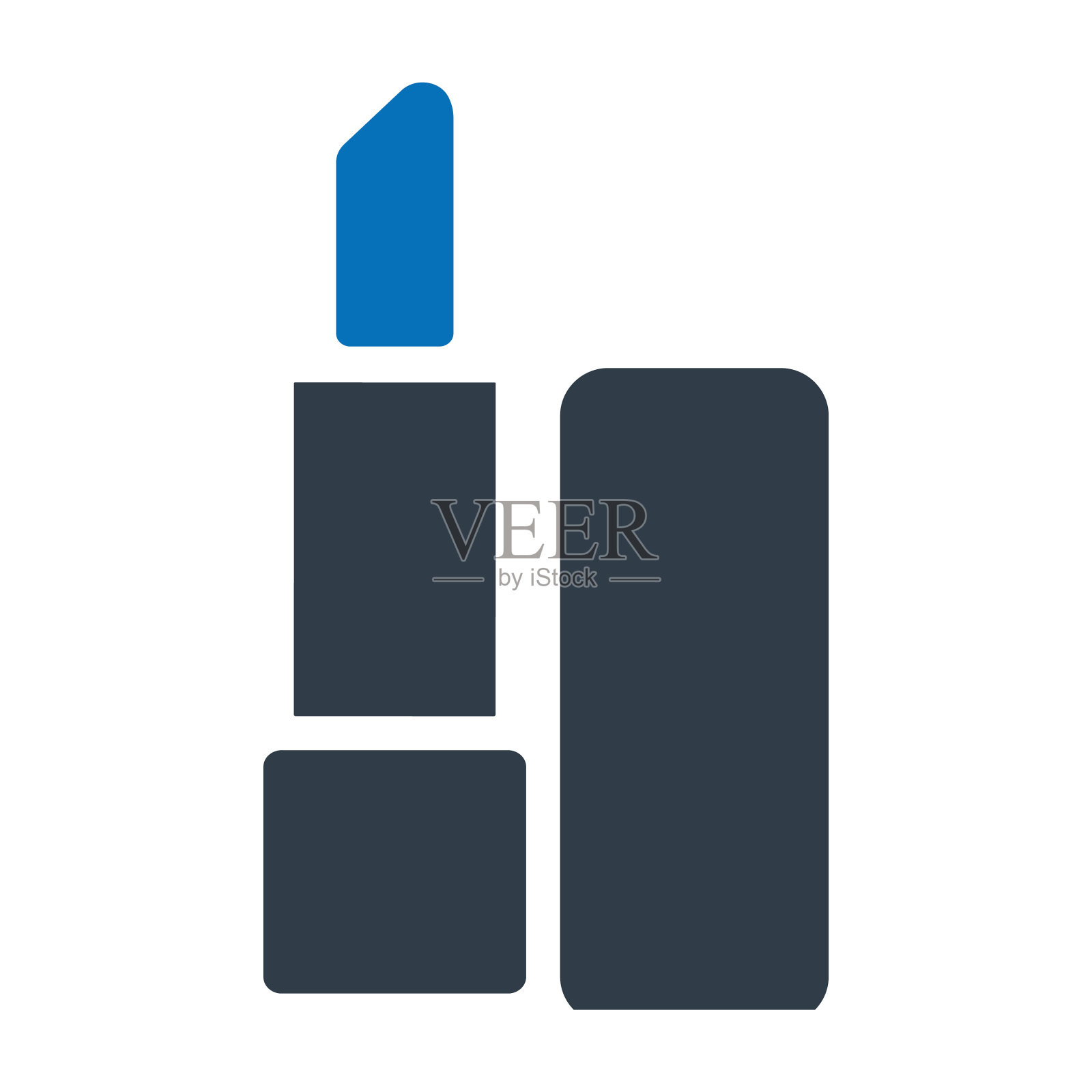 化妆品，唇彩，唇彩，口红，化妆概念图标图标素材