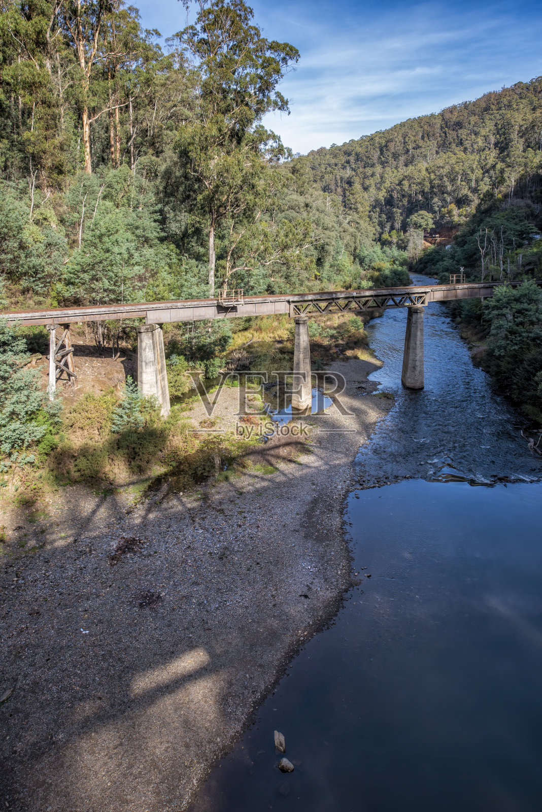 汤普森河大桥照片摄影图片