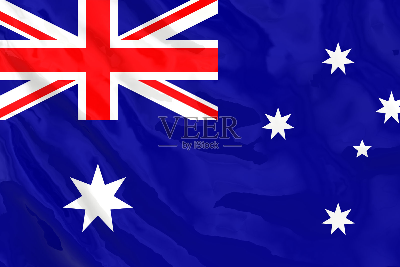 澳大利亚国旗挥舞着照片摄影图片