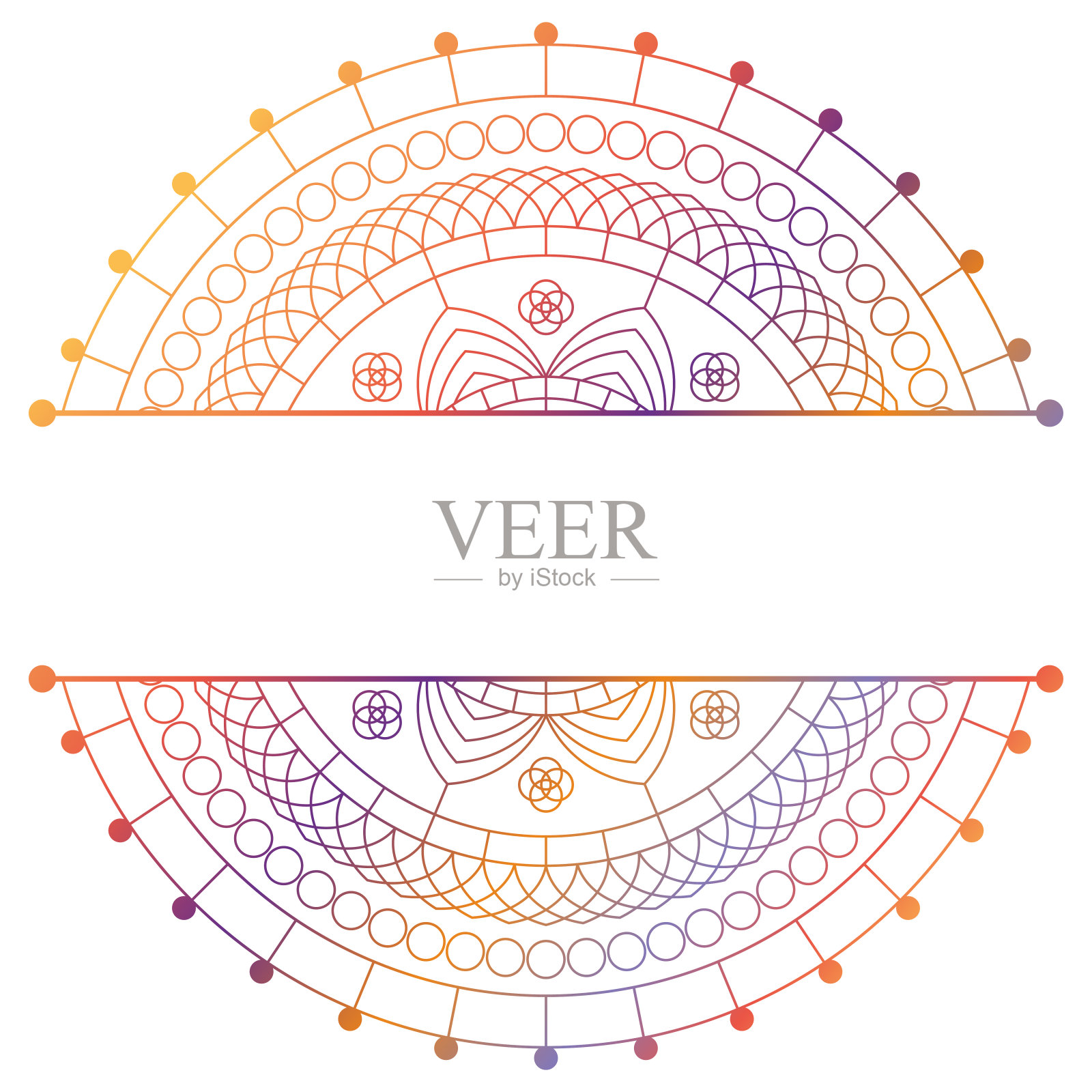 曼荼罗。插画图片素材