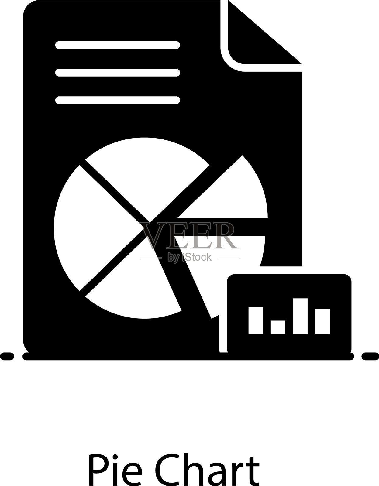 饼形图图标素材