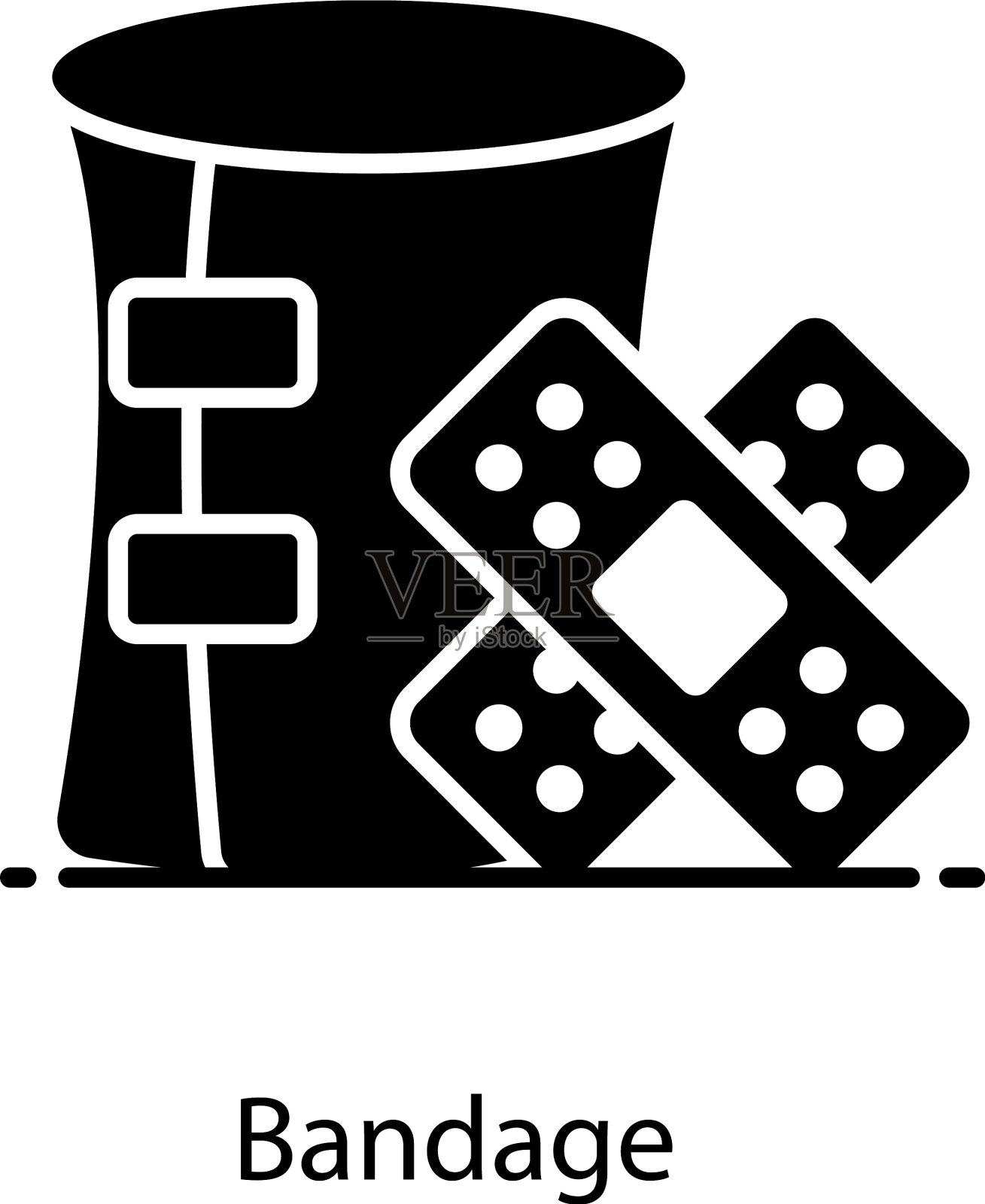 绷带插画图片素材