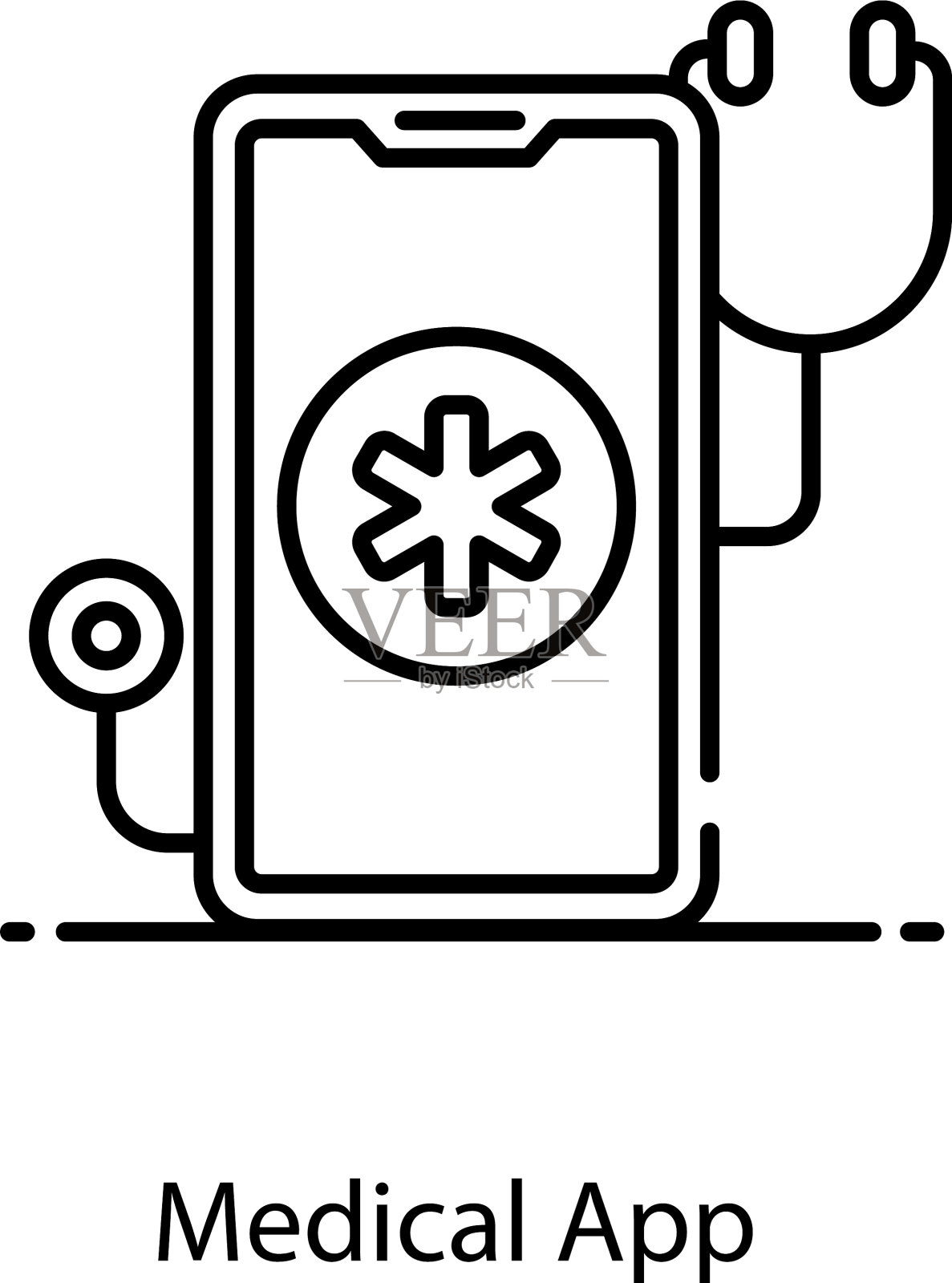 医学应用插画图片素材