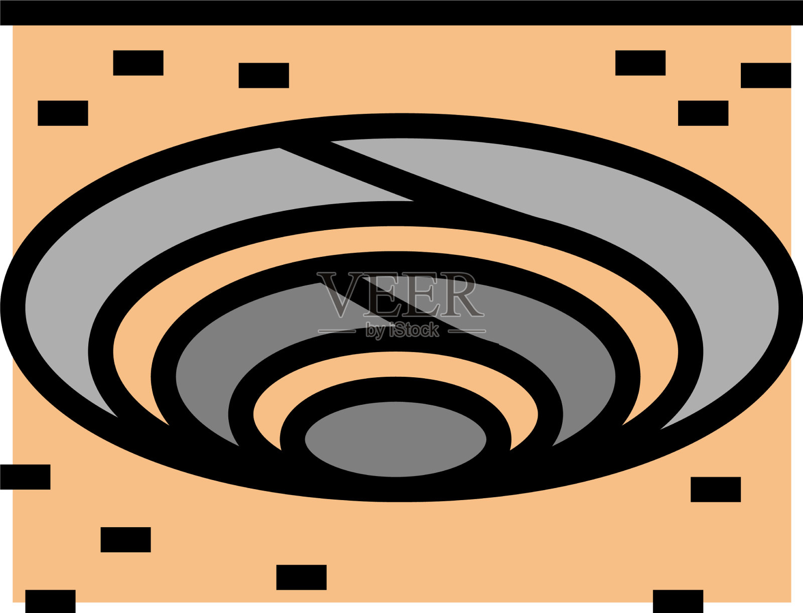 采石场颜色图标设计元素图片